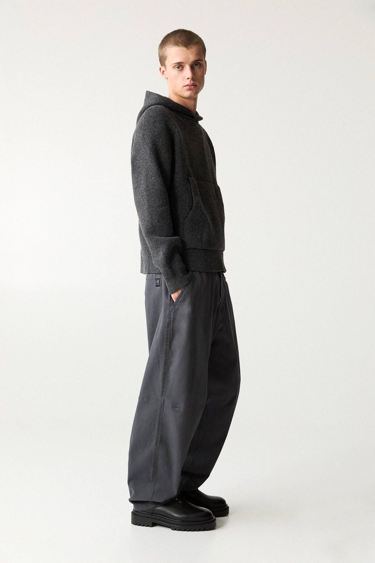 Pull & Bear-Balloon Jogger Pants 4