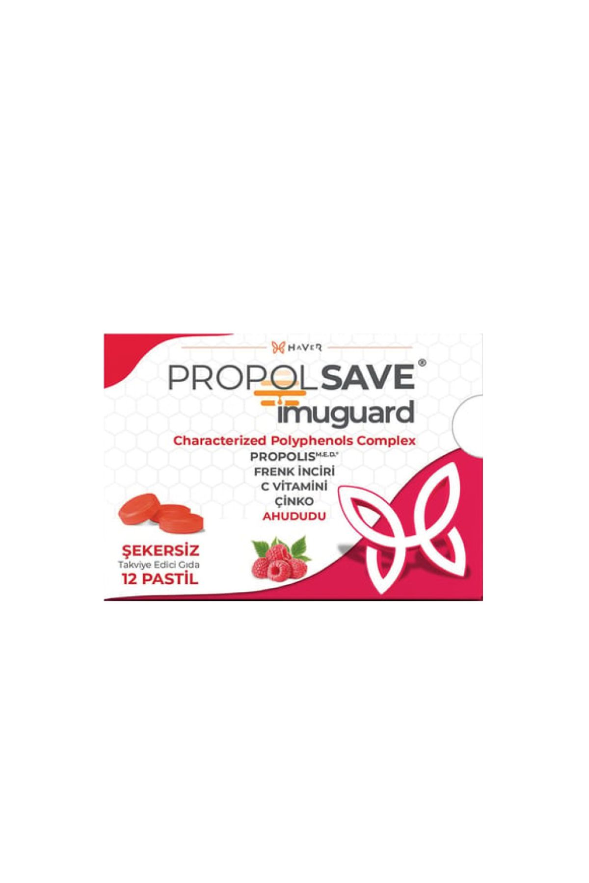 Haver Propolsave Imuguard Ahududu 12 Pastil