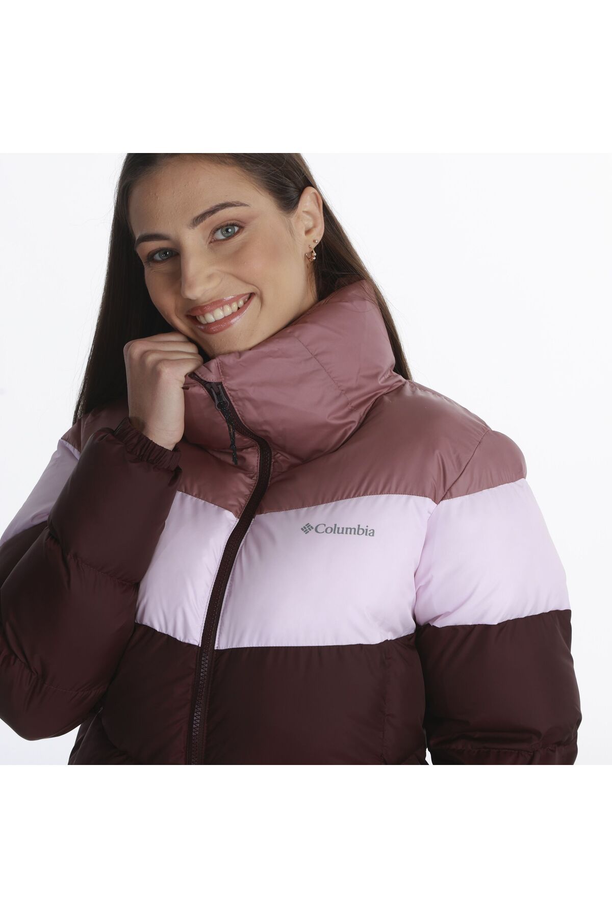 Columbia-Winter Jacket - Burgundy - Basic 4