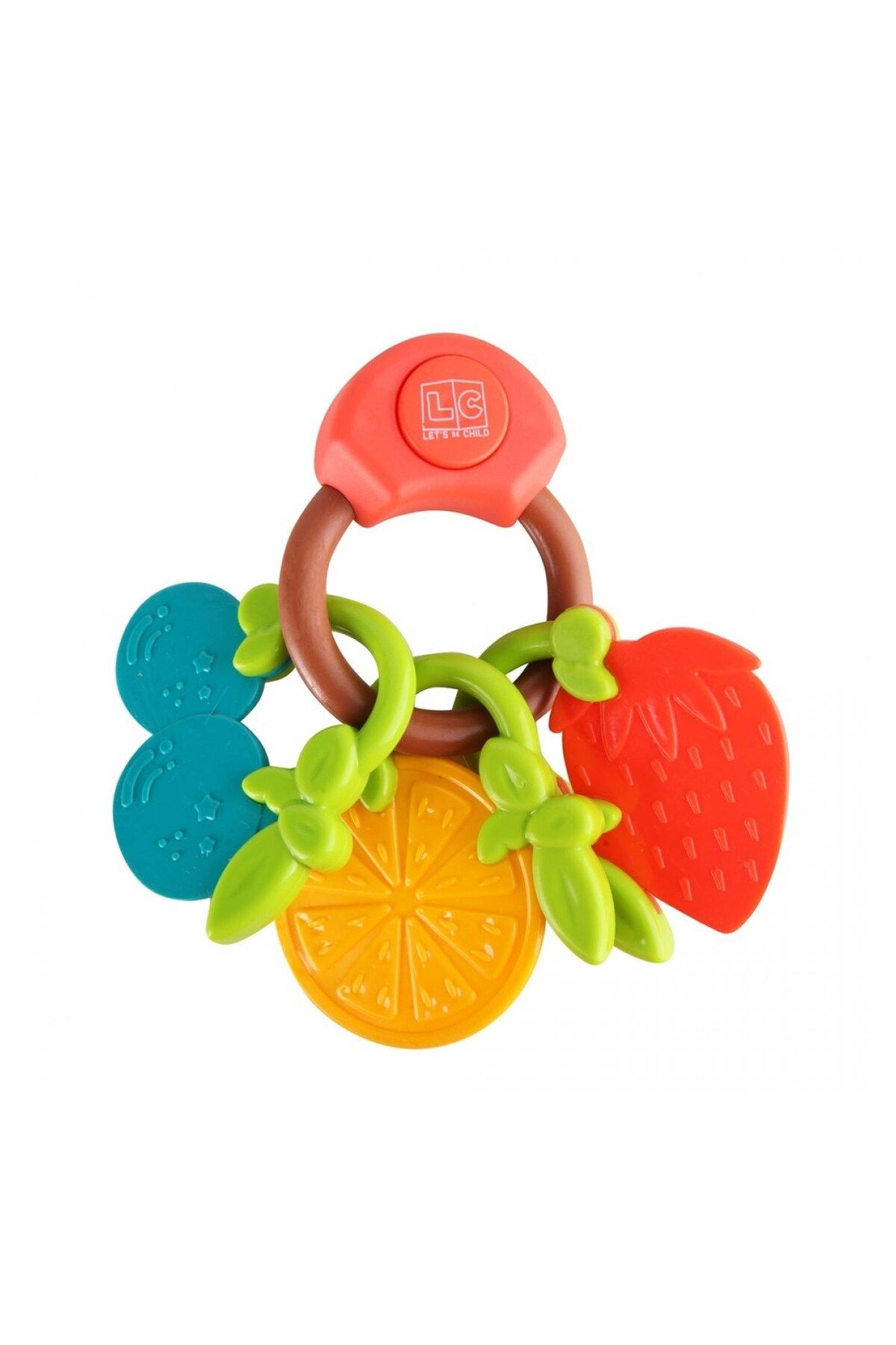 lets be child-Fruit Patterned Rattle - Teether Model 30928 1