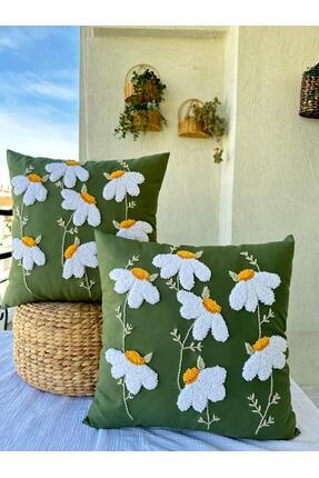 punchatolyem punchatolyesii papatya el yapımı punch panch 2 Li set kırlent kı...