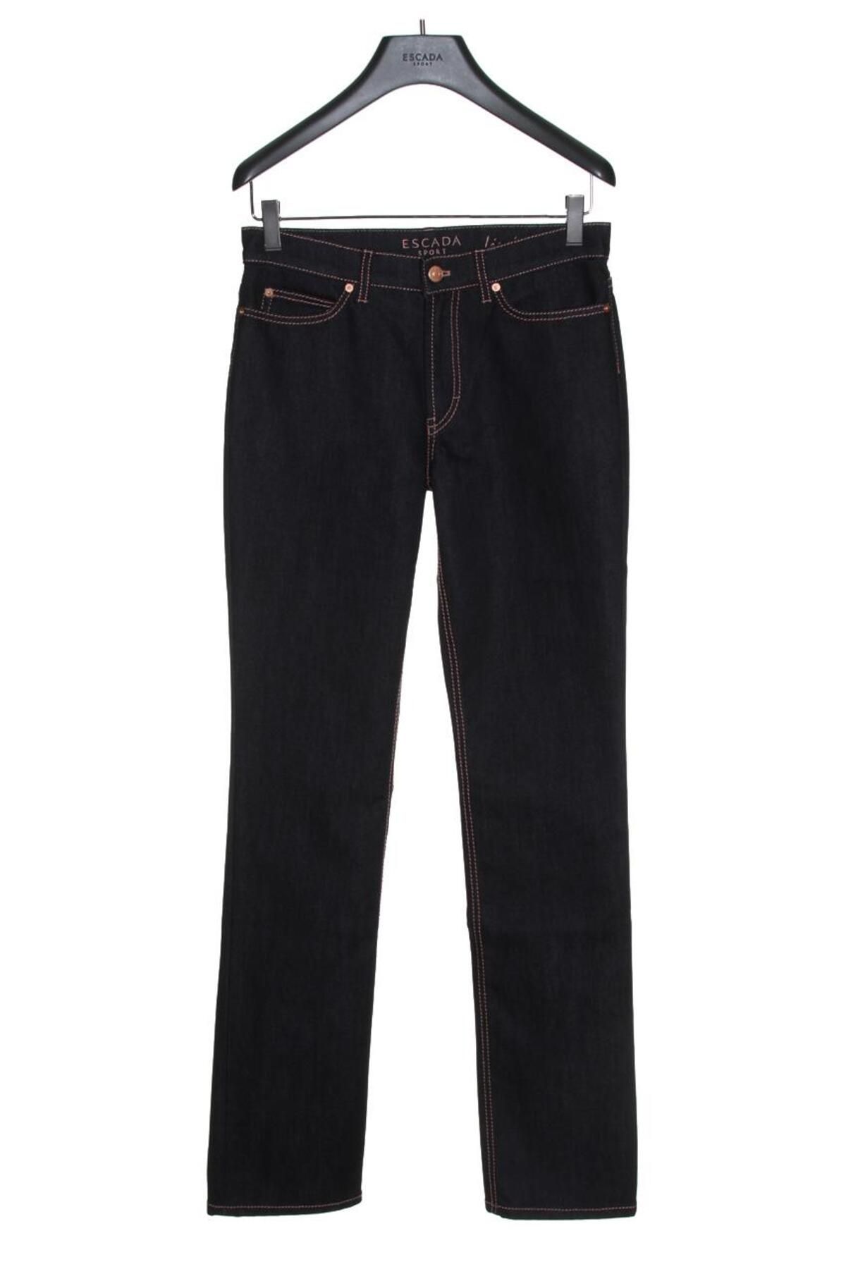 Escada Cep Detaylı Dar Kesim Likralı Jean Pantolon