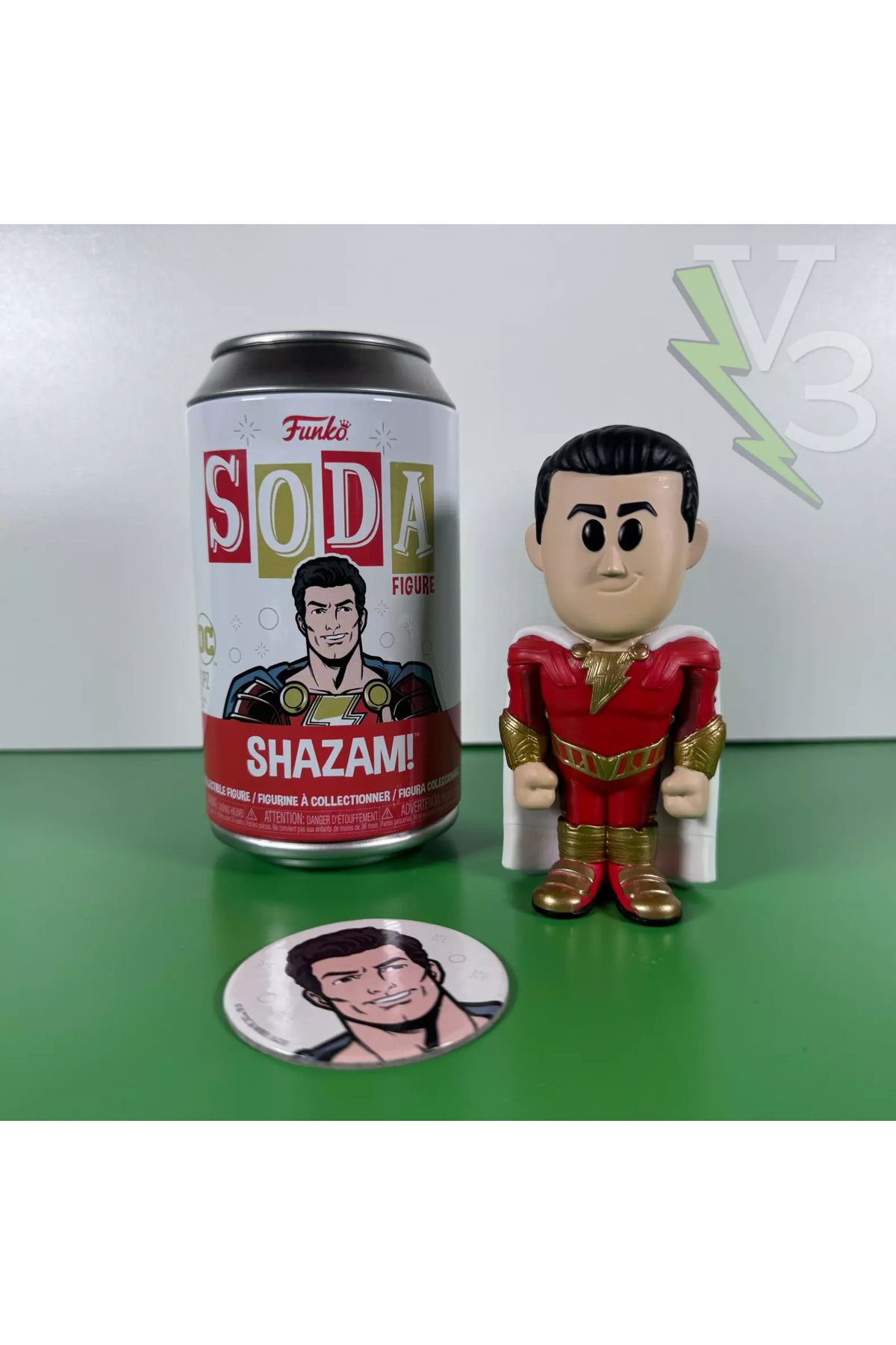 Funko-Dc - Shazam! Fury of the Gods, Shazam! Normal Version (Not Chase) Vinyl Soda 2
