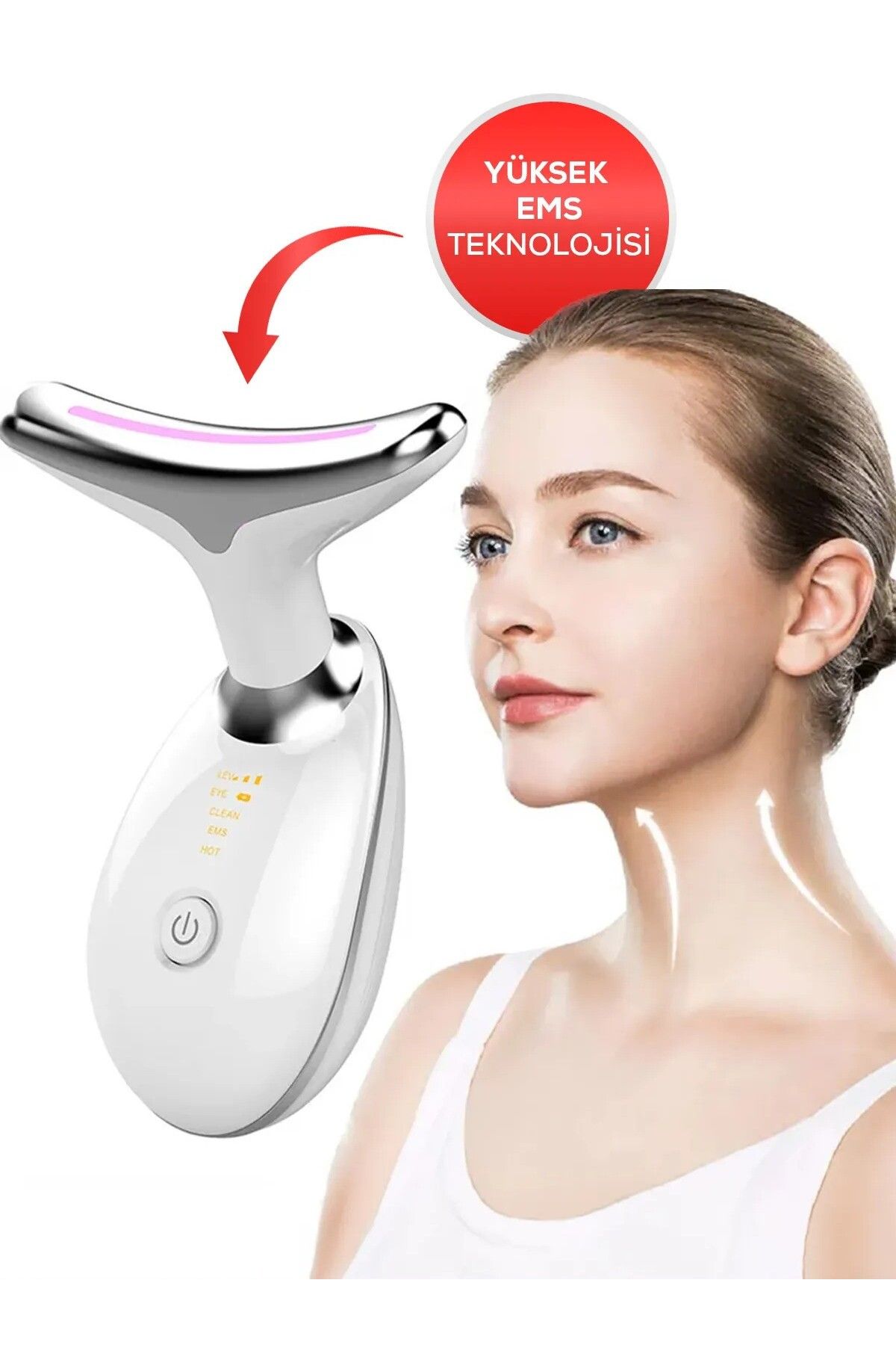 BBeauty Yüz ve Boyun Cilt Bakım Cihazı – EMS LED Teknolojisi ile ve Sıkılaştırıcı