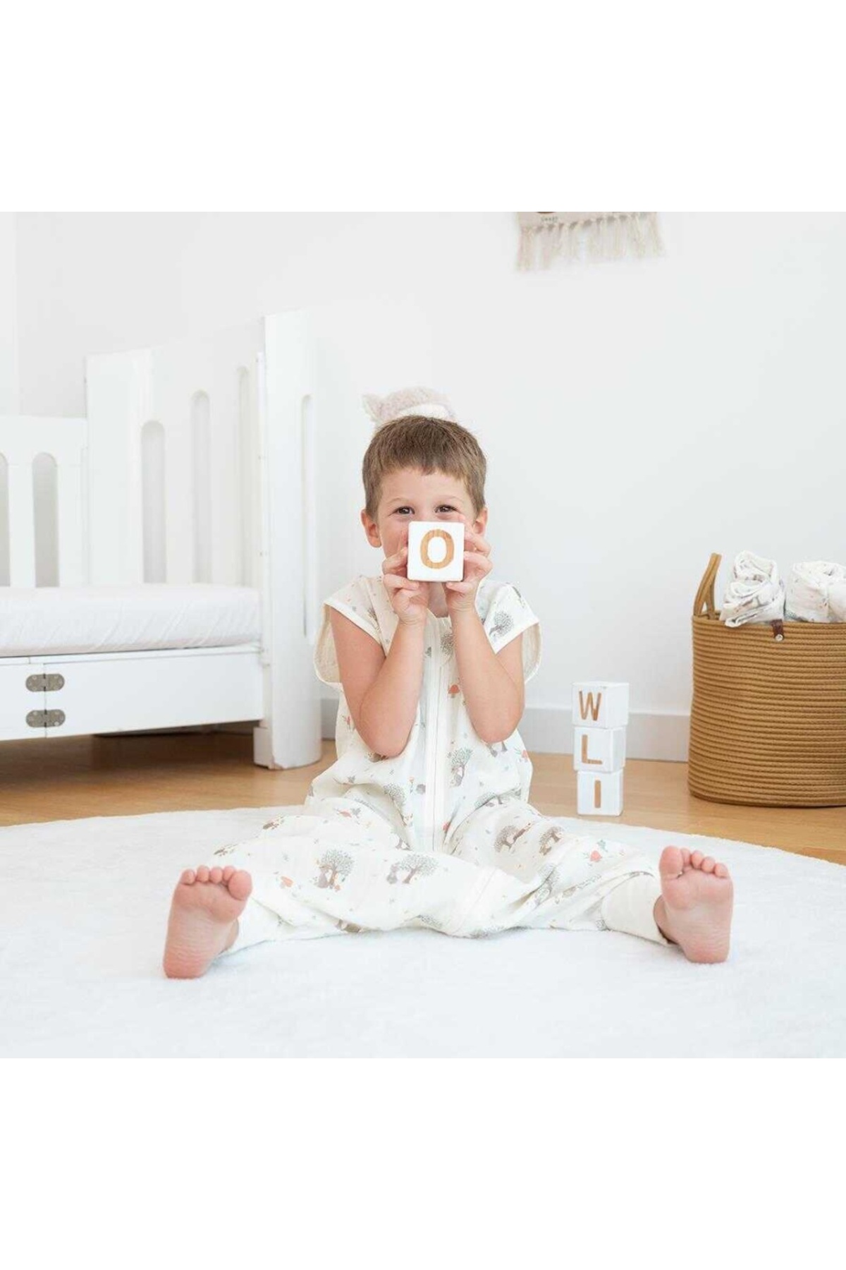 Owli Lovelayers 2 Kat Müslin Ayaklı Uyku Tulumu Forest fotoğrafı 3 (önizleme)