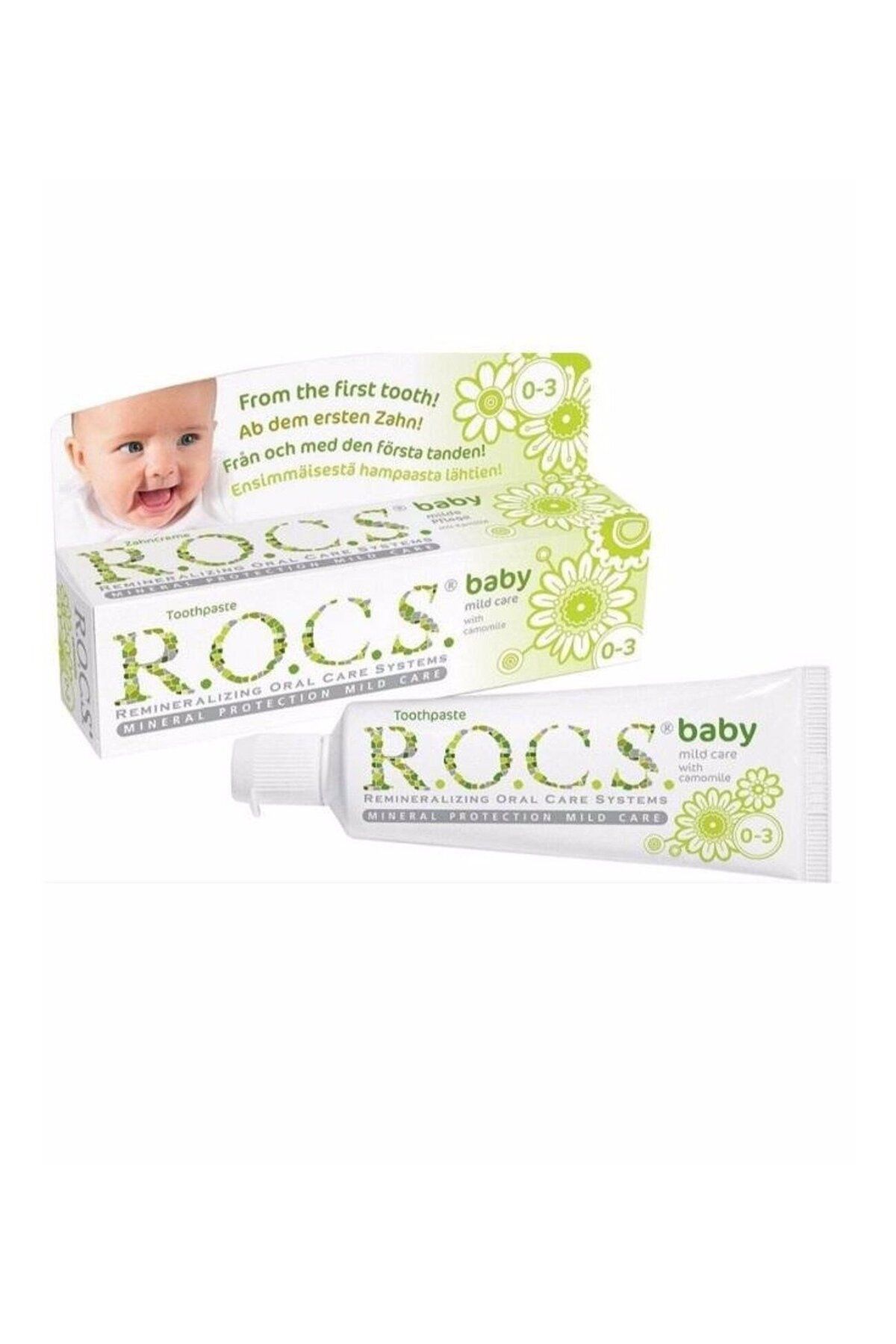 Rocss R.O.C.S.Baby Diş Macunu 35ml 0-3 Yaş Papatya