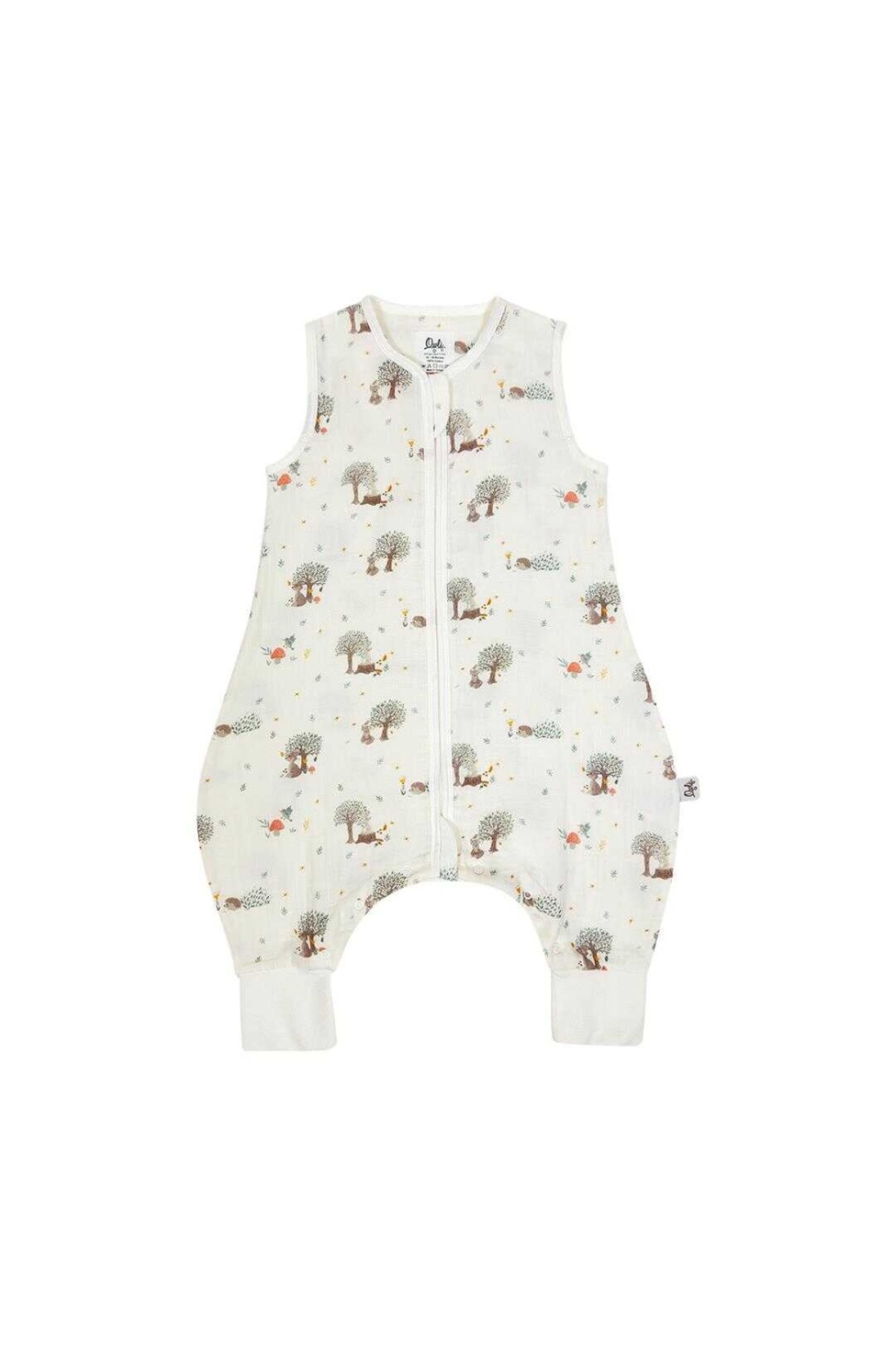 Owli Lovelayers 2 Kat Müslin Ayaklı Uyku Tulumu Forest fotoğrafı 6 (önizleme)