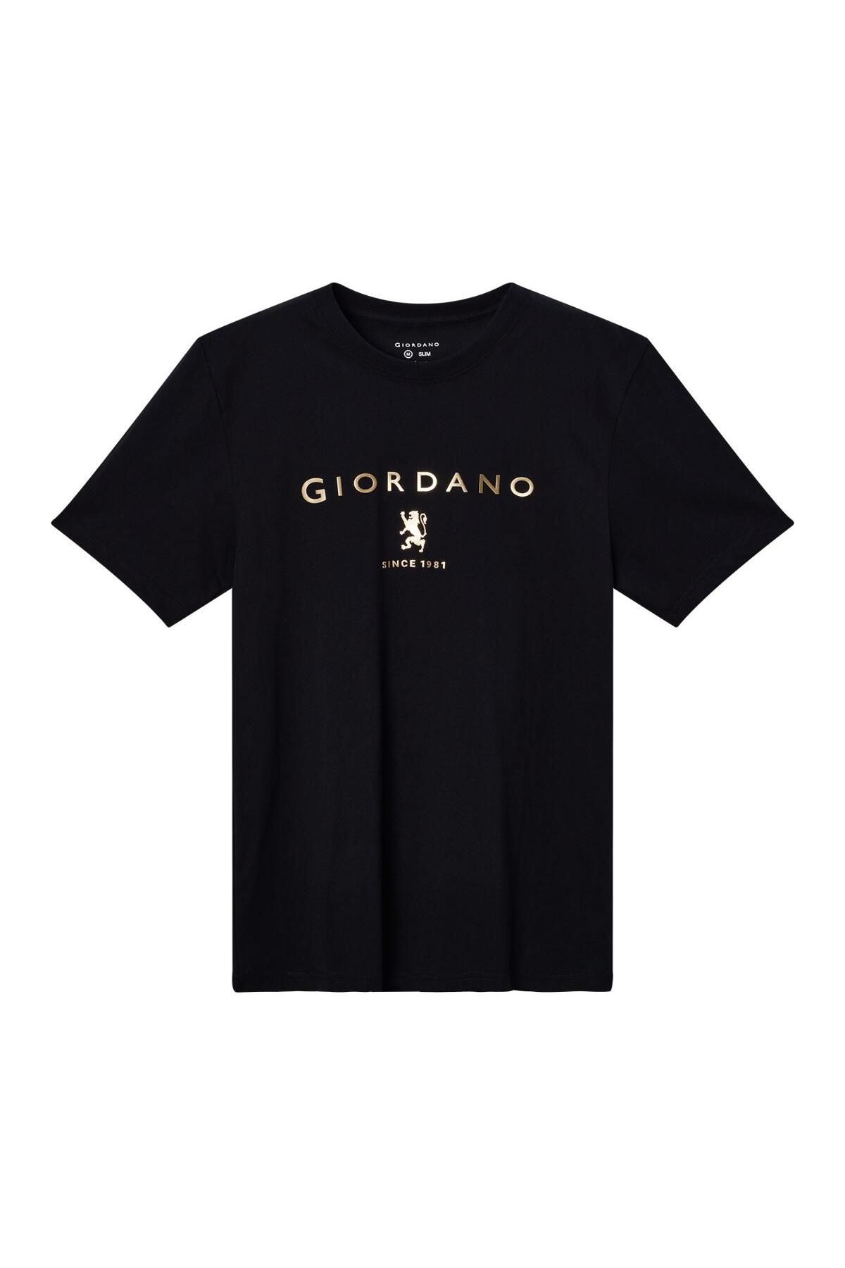 Giordano-Men's Signature Print Tee 1