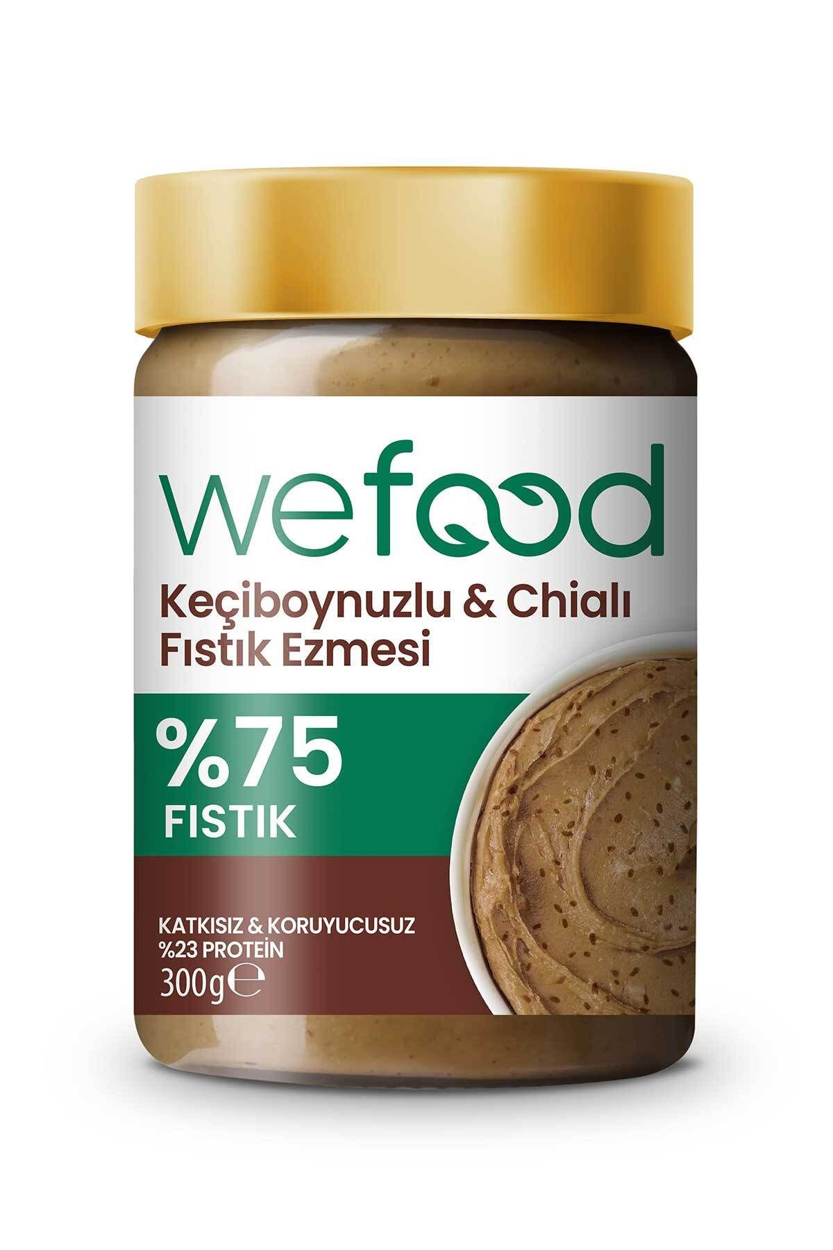 Wefood Keçiboynuzlu & Chialı Fıstık Ezmesi 300 g