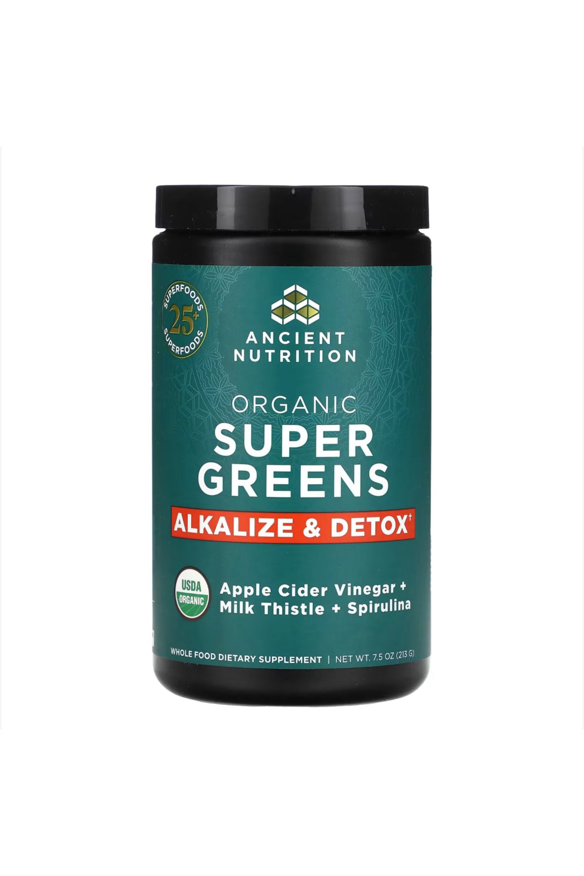 Ancient Nutrition Organic Super Greens, Alkalize & Detox, 7.5 oz (213 g) vr77