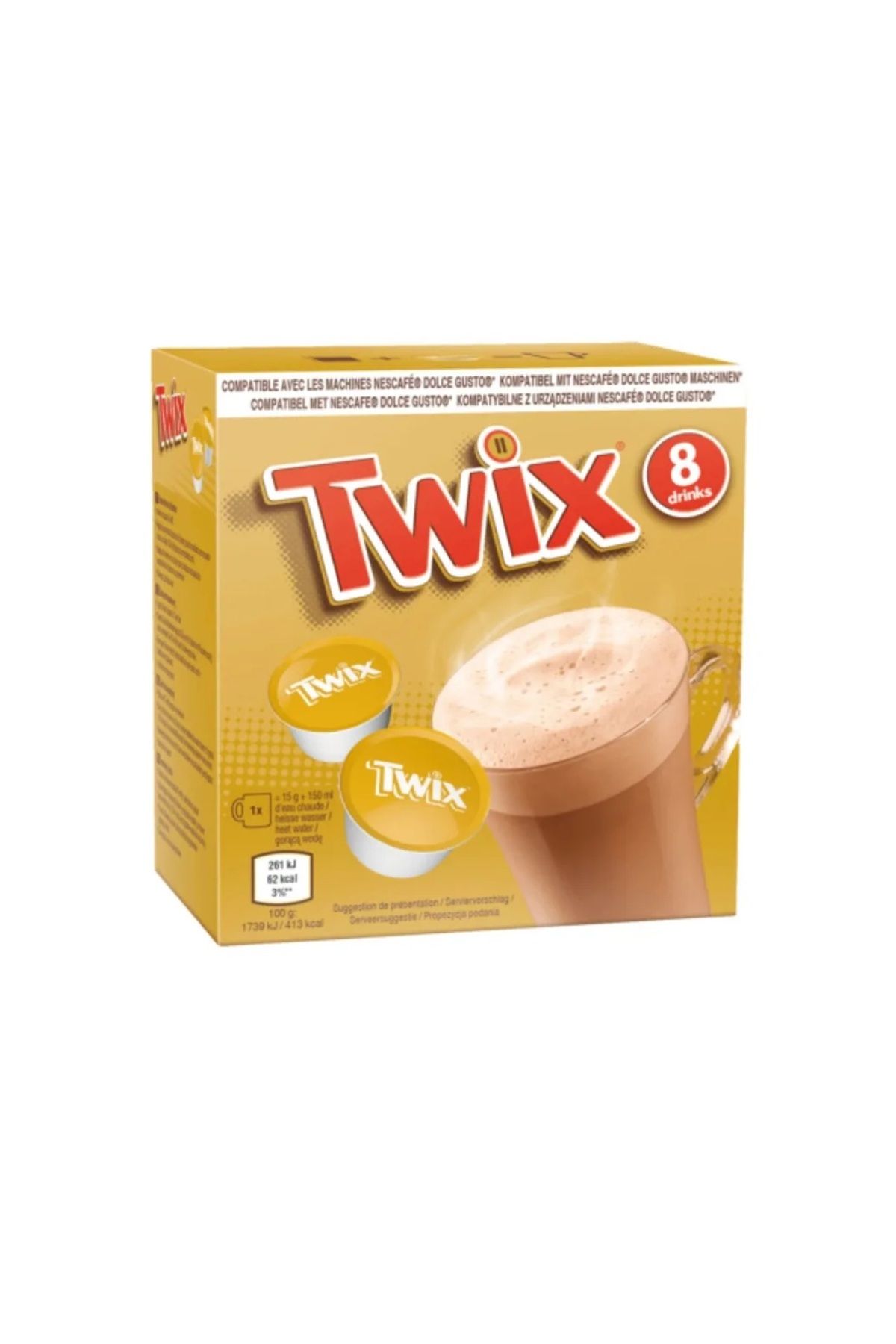 Twix Dolce Coffee Capsules - 8 Drinks