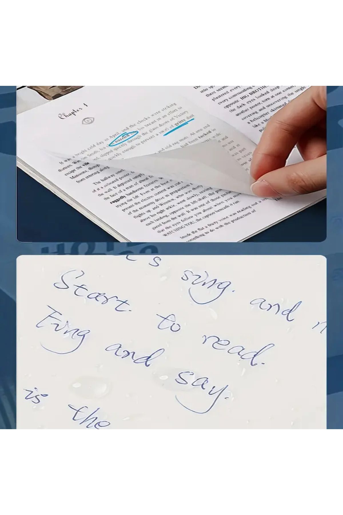 Srctech-Transparent Self-Stick Notepad - 50 Sheets 3