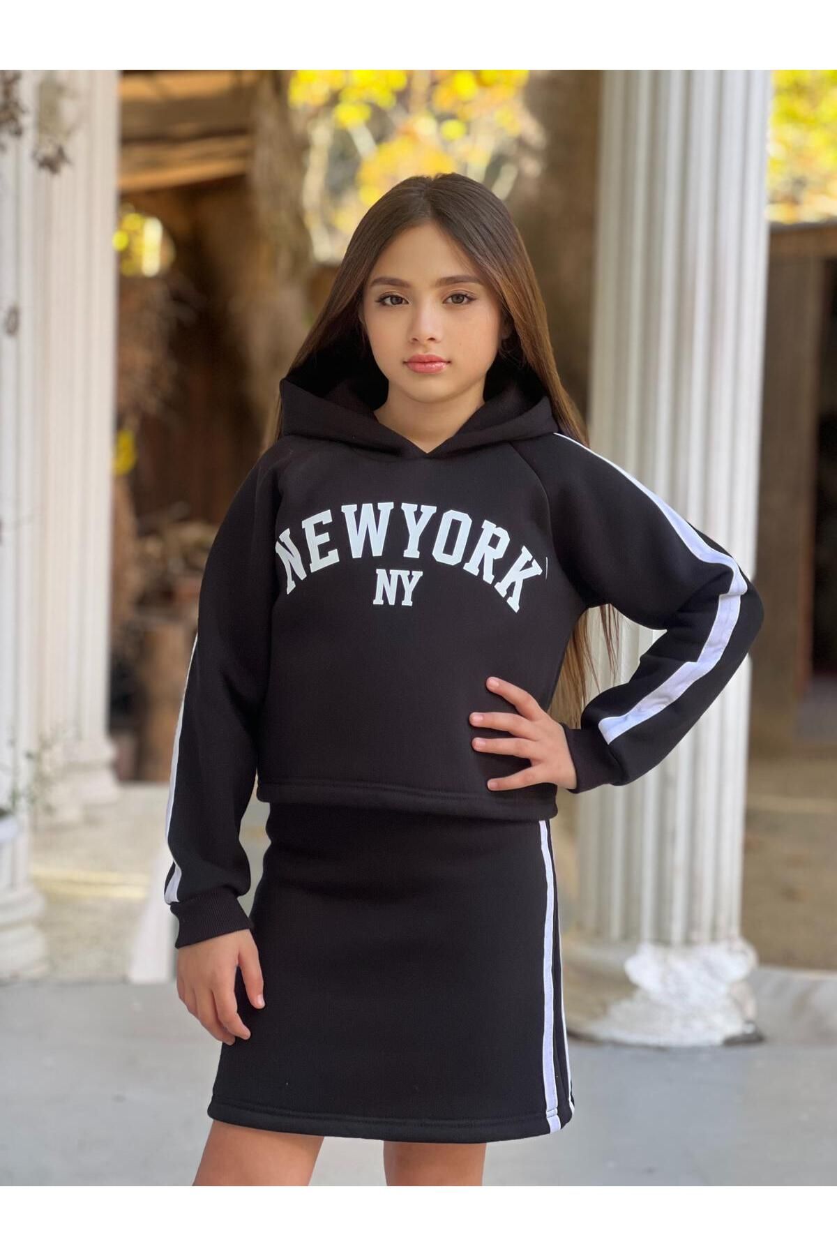 KOKOŞ BEBEK-Girl's Double New York Dress 5