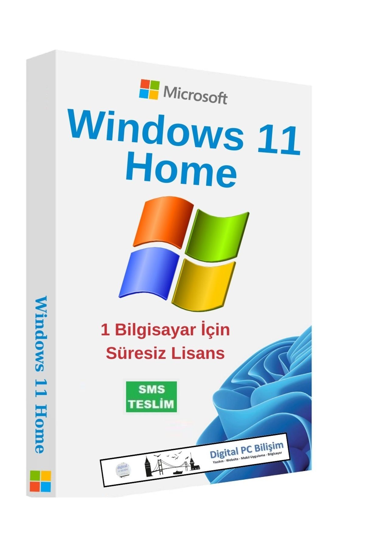 MICROSOFT Windows 11 Home - Süresiz - 1 Pc - Sms Teslimat