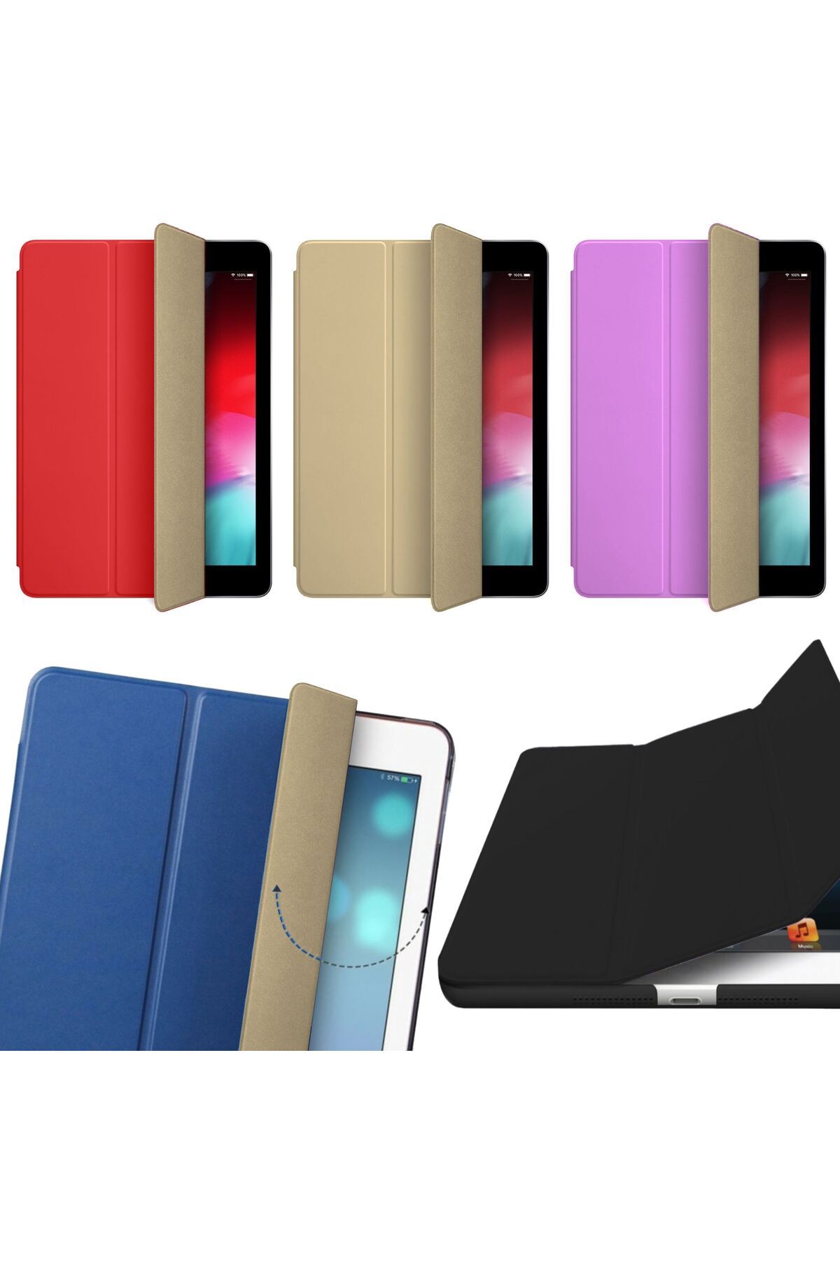 Kinhank-iPad Mini 2 Smart Tablet Case with Stand 1