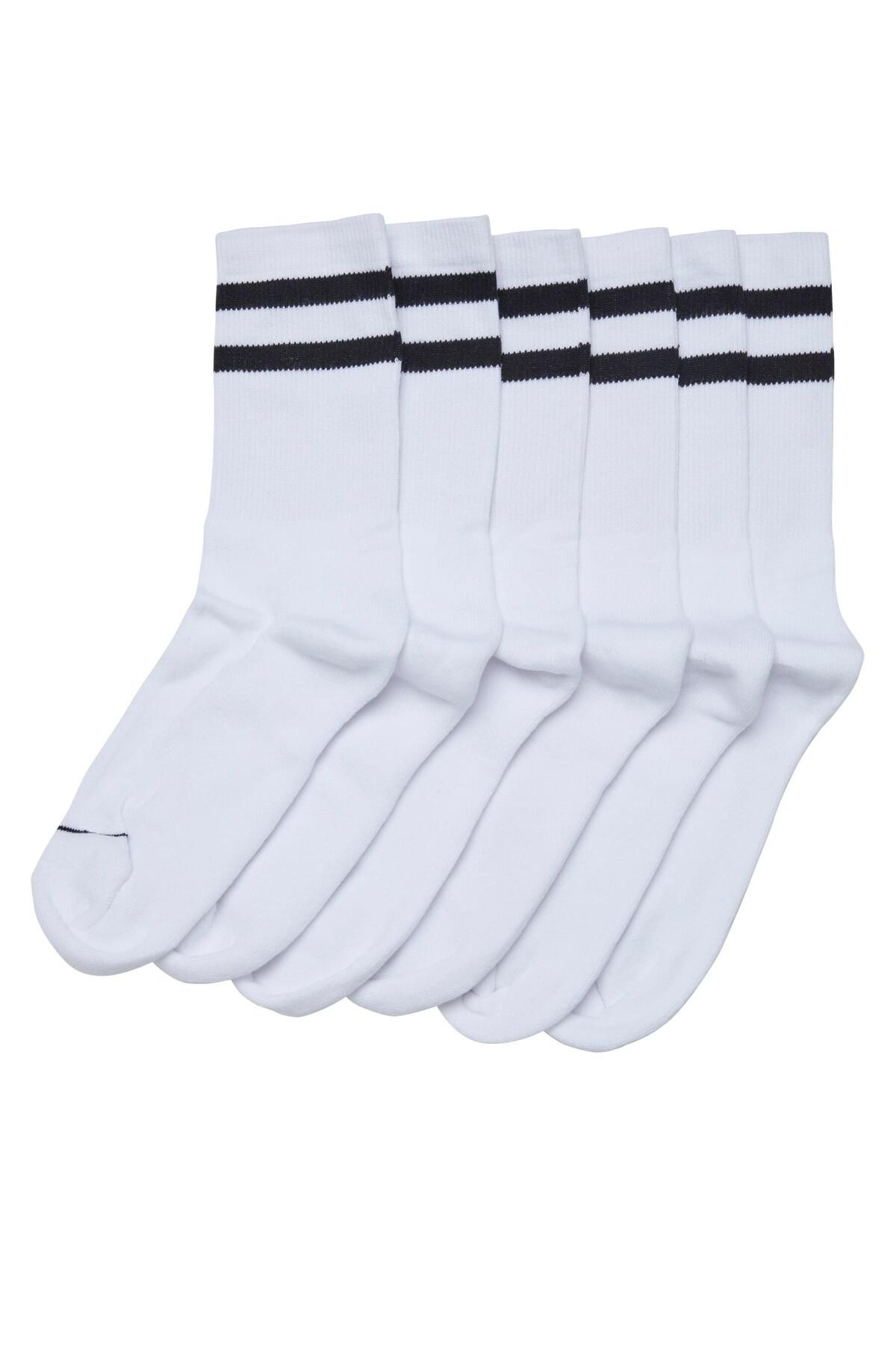 Urban Classics-2-Tone College Socks 6-Pack 1