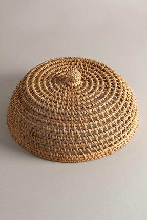 Koza Home Meander Doğal Rattan El Yapımı Yemek Koruyucu 31x13cm 9071