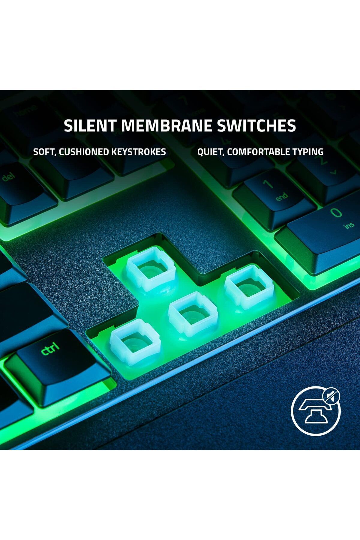 RAZER-Ornata V3 X Gaming Keyboard Mecha Membrane switches - Black 3