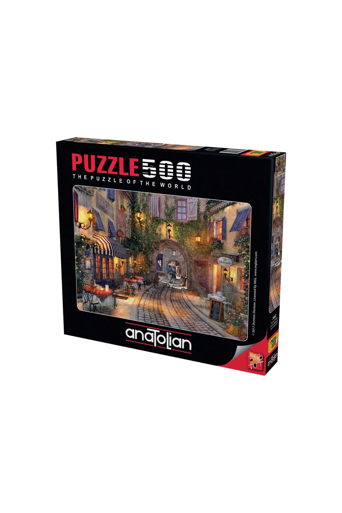 Anatolian Puzzle 500 Parçalık Puzzle / Fransız Sokağı - Kod: 3602