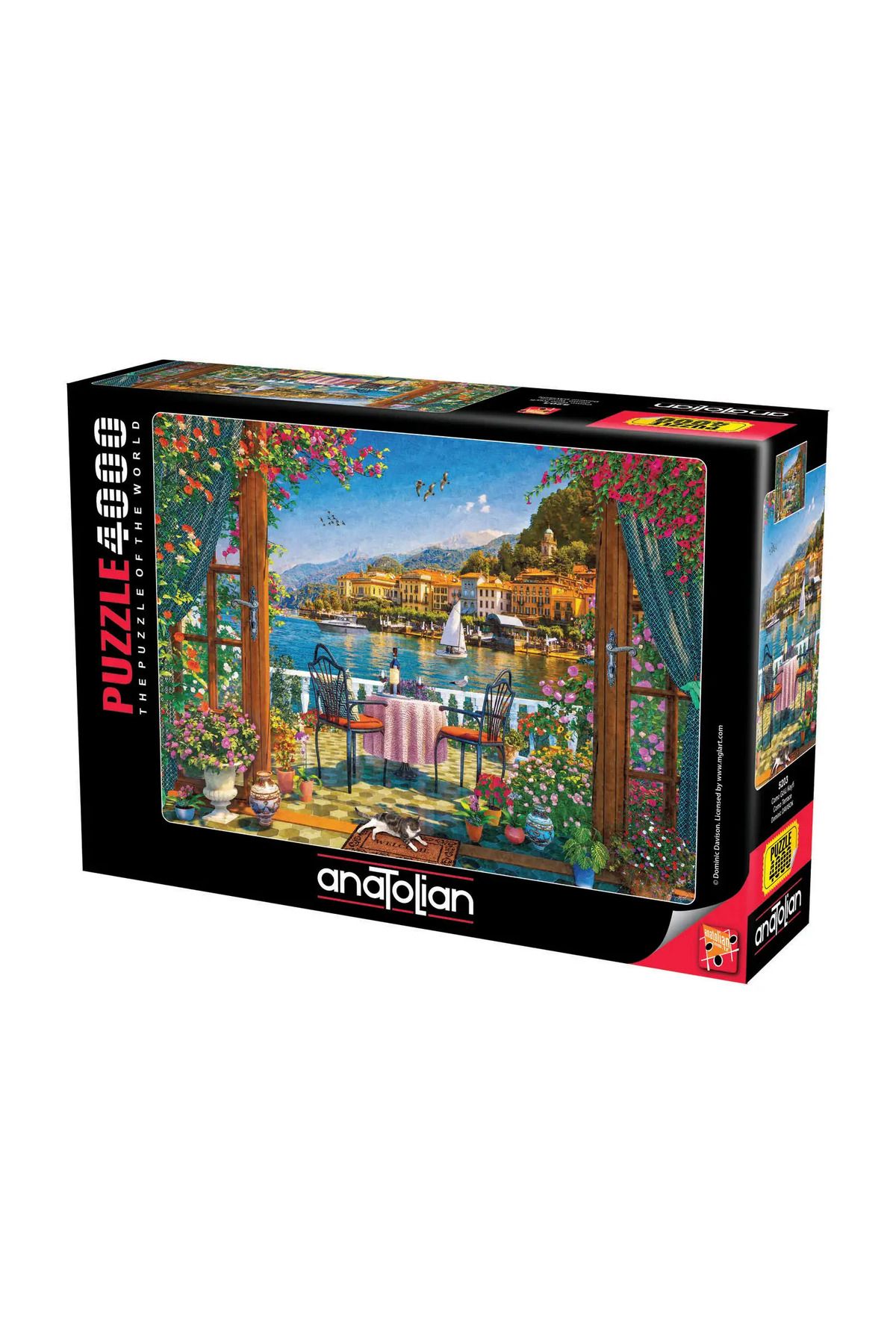 پازل 4000 پارچلیک آناتولیان – منظره دریاچه کومو   Anatolian Puzzle