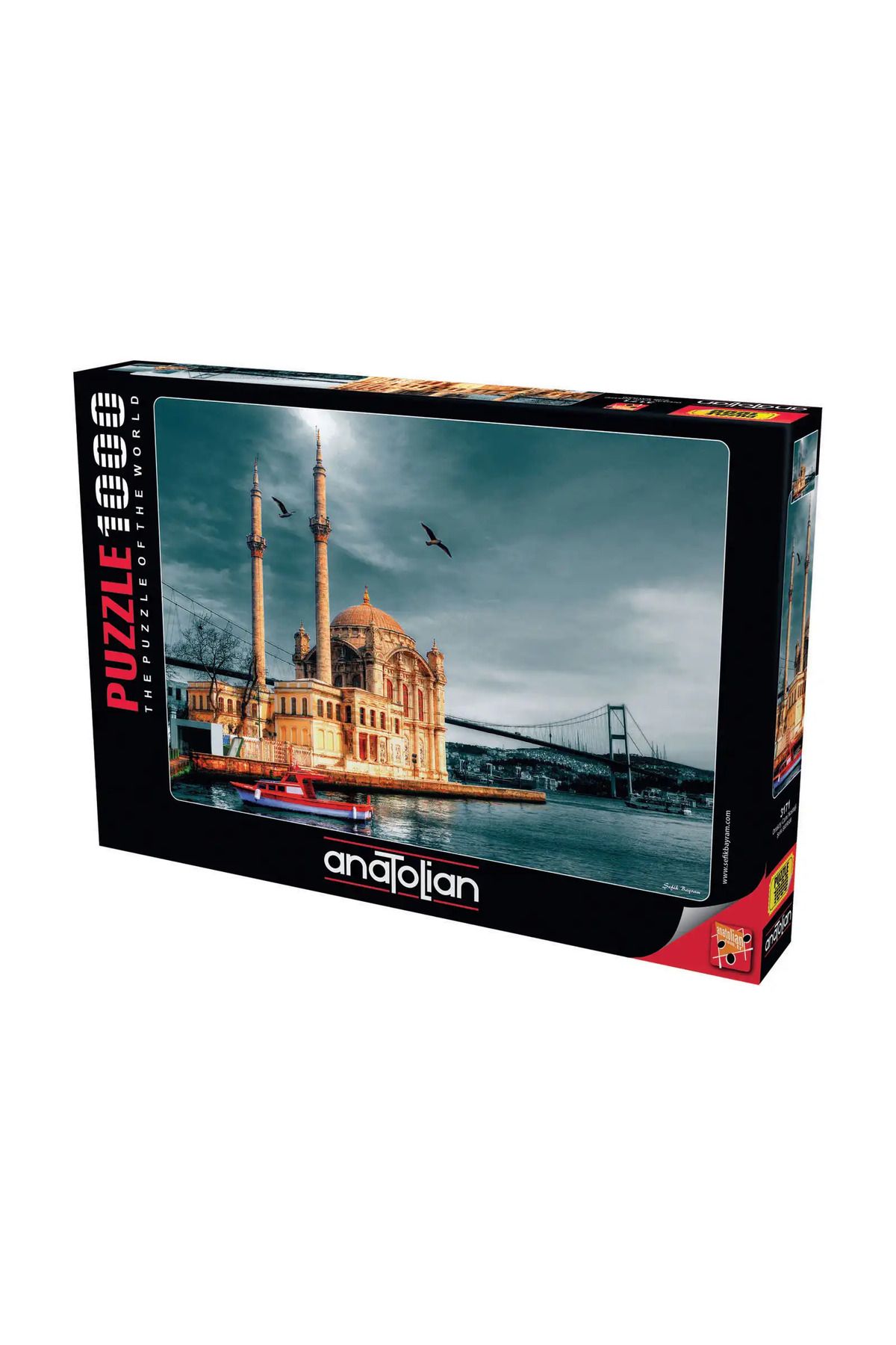 Anatolian Puzzle 1000 Parçalık Puzzle / Ortaköy Cami Nostalji - Kod:3171