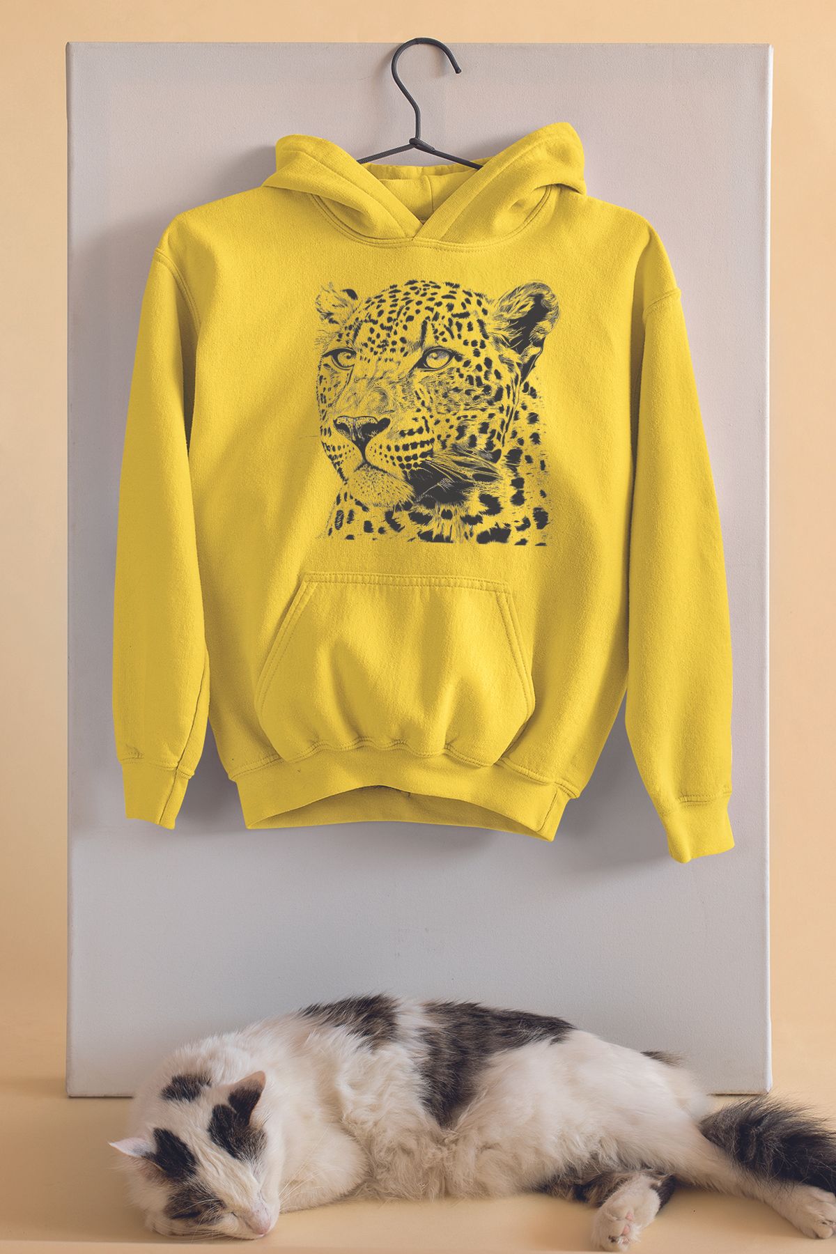 ADABEBEK-Boy's Style Leopard Printed Oversize Sweatshirt 1