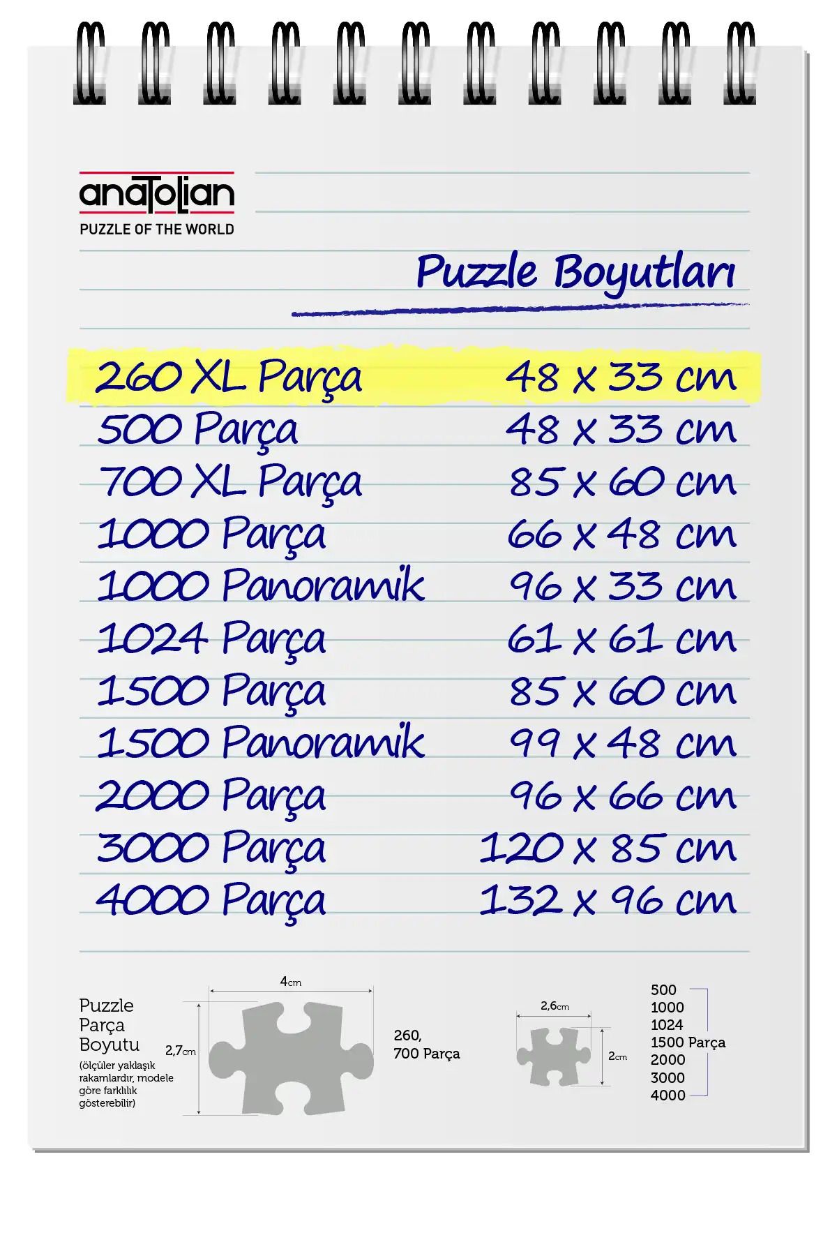 Anatolian Puzzle-260 Pieces XL Pirate Puzzle - Dark Code: 3349 3