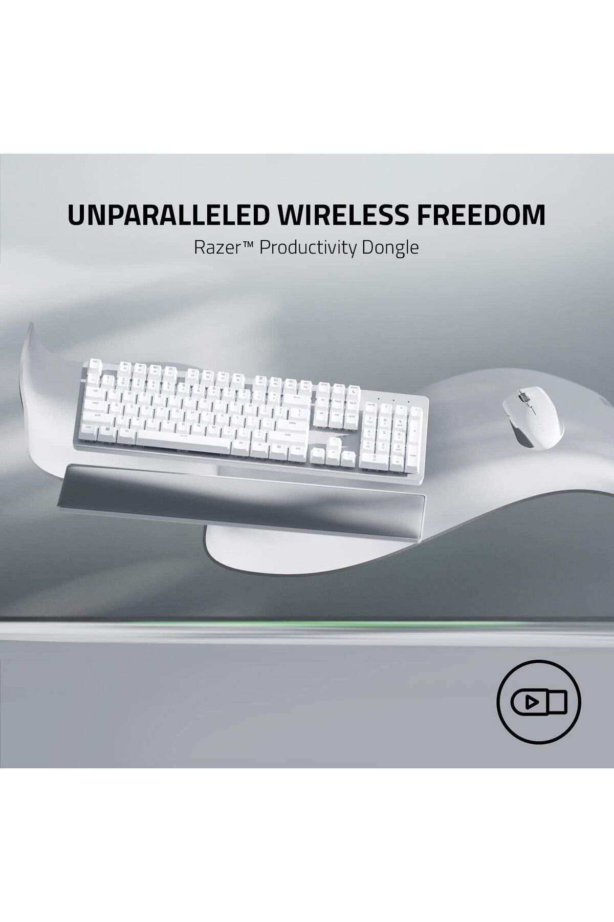 RAZER-Pro Click Mini Portable Wireless Mouse, 12K DPI, 7 Programmable Buttons 7