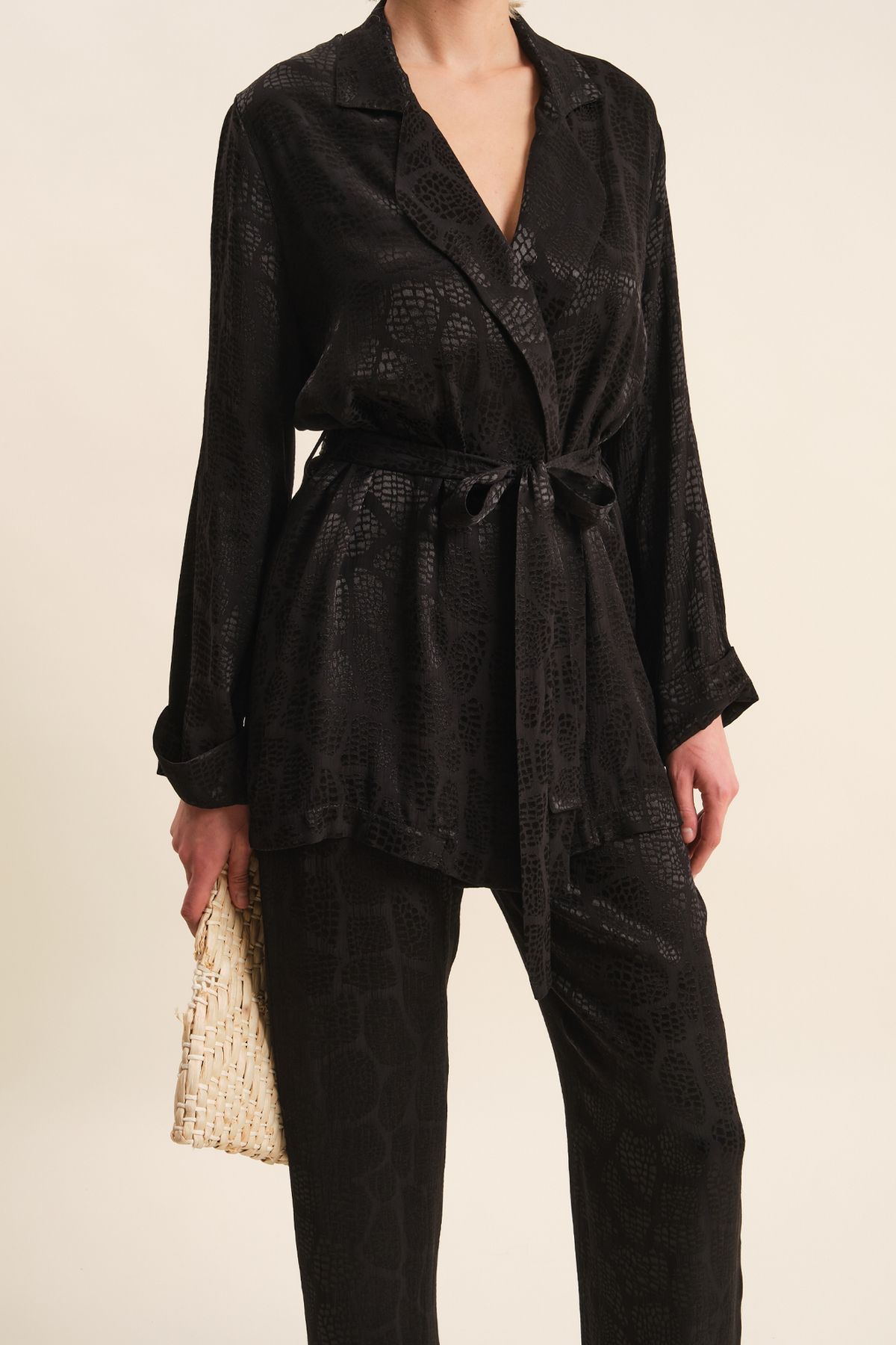 VERDA-Set dublu 100% viscoză (jachetă și pantaloni) 2
