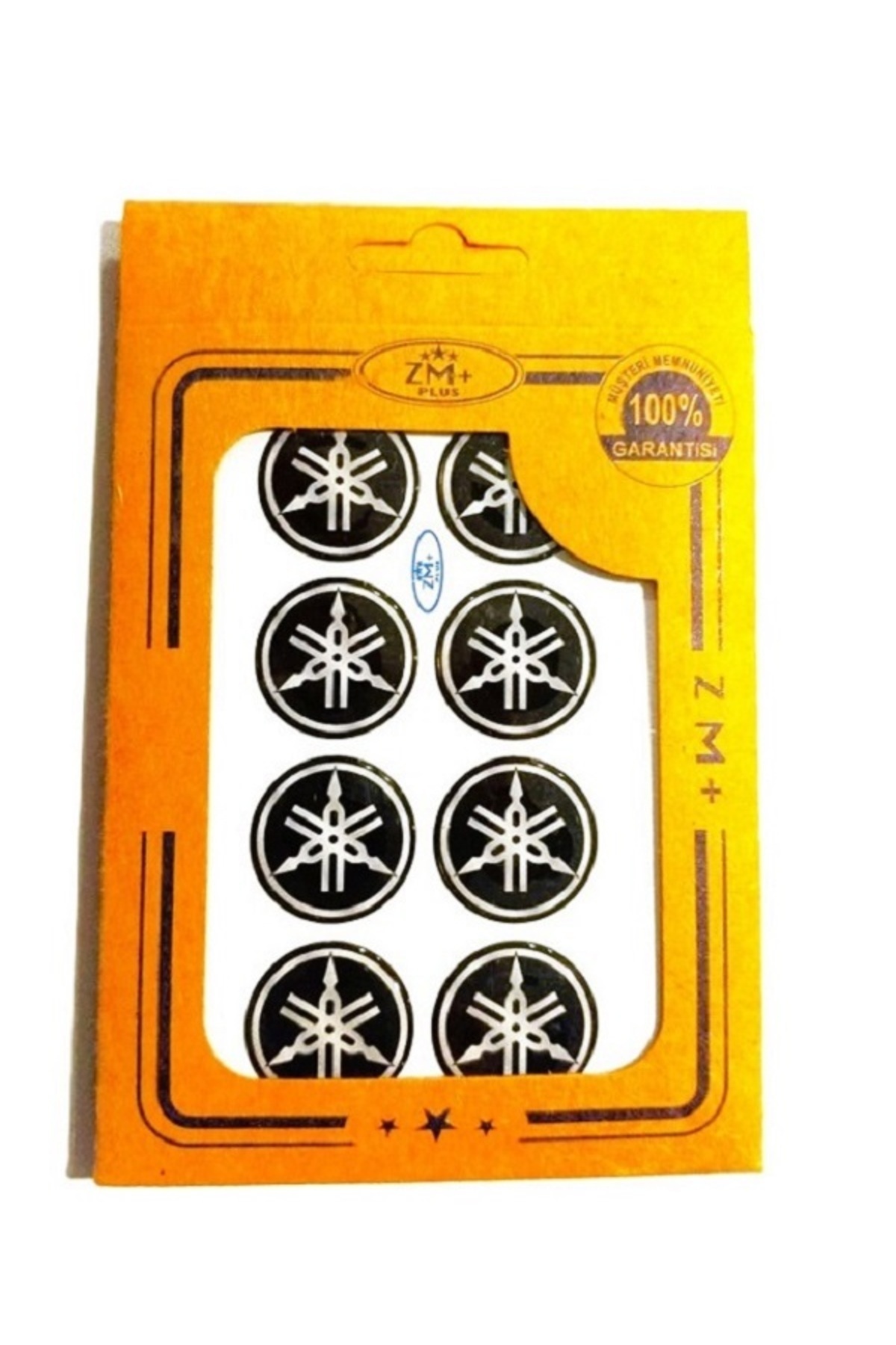 パーツ Ykuma ZM plus YAMAHA Koruma Takozu Damla Etiket Sticker Ø28 mm SİYAH