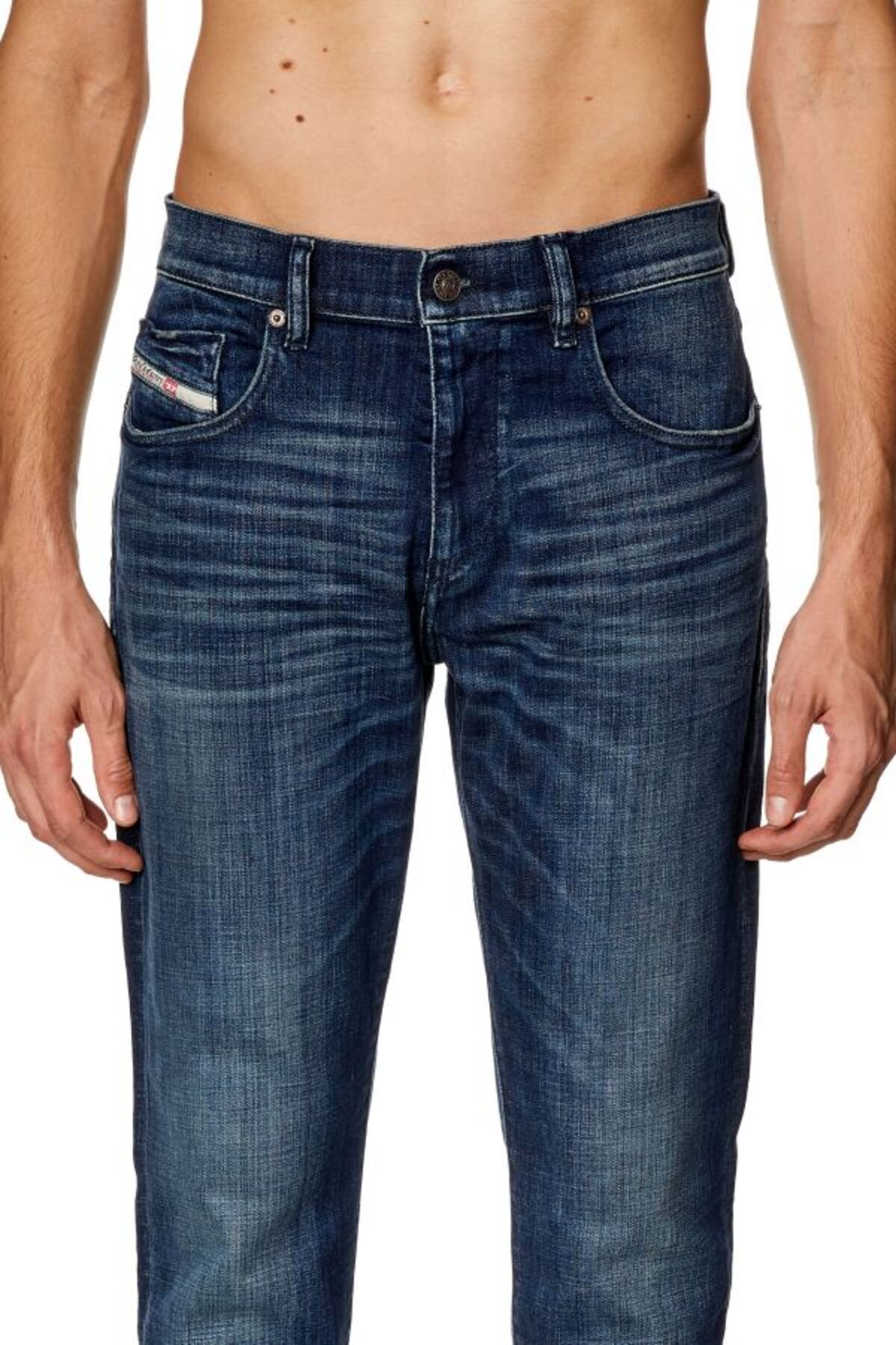 شلوار جین آبی مردانه Slim Fit Blue Jean 2019 D Trukt Diesel