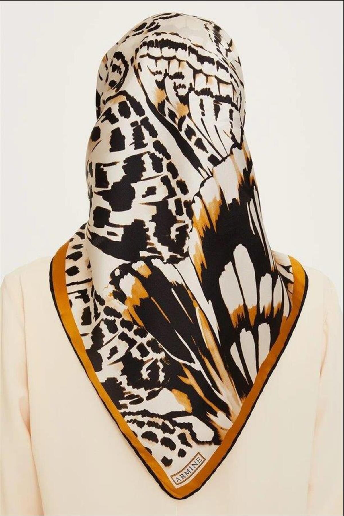 Armine-24/25 Autumn Winter Sura Silk Scarf 9256 4