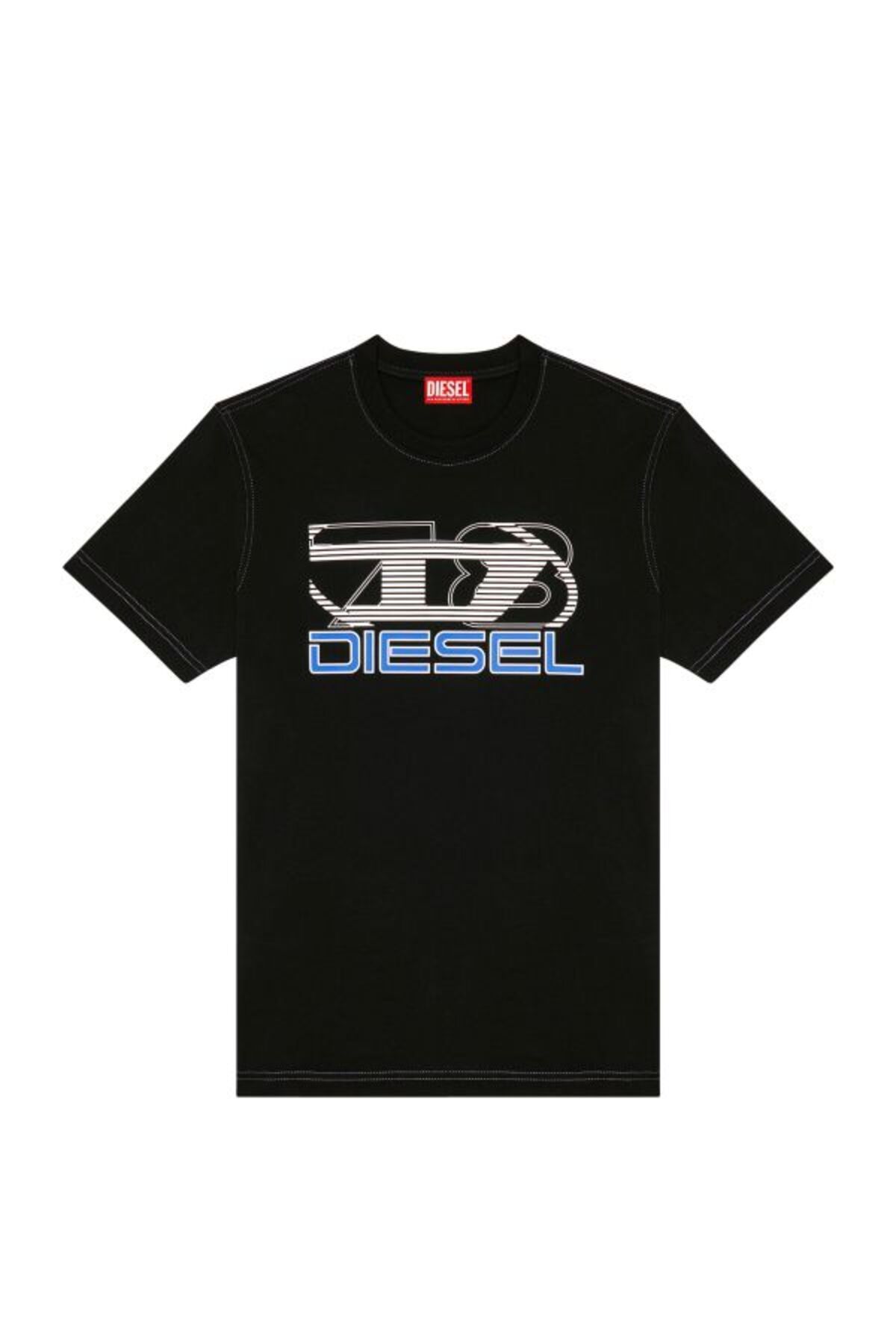 تی شرت مشکی مردانه توری اورجینال Diesel