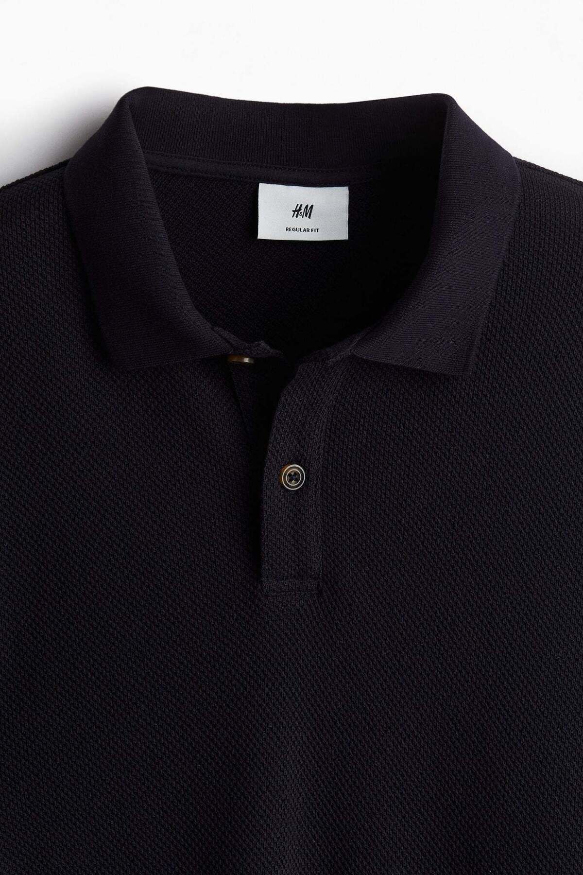 H&M-Regular Fit Piqué polo shirt 7