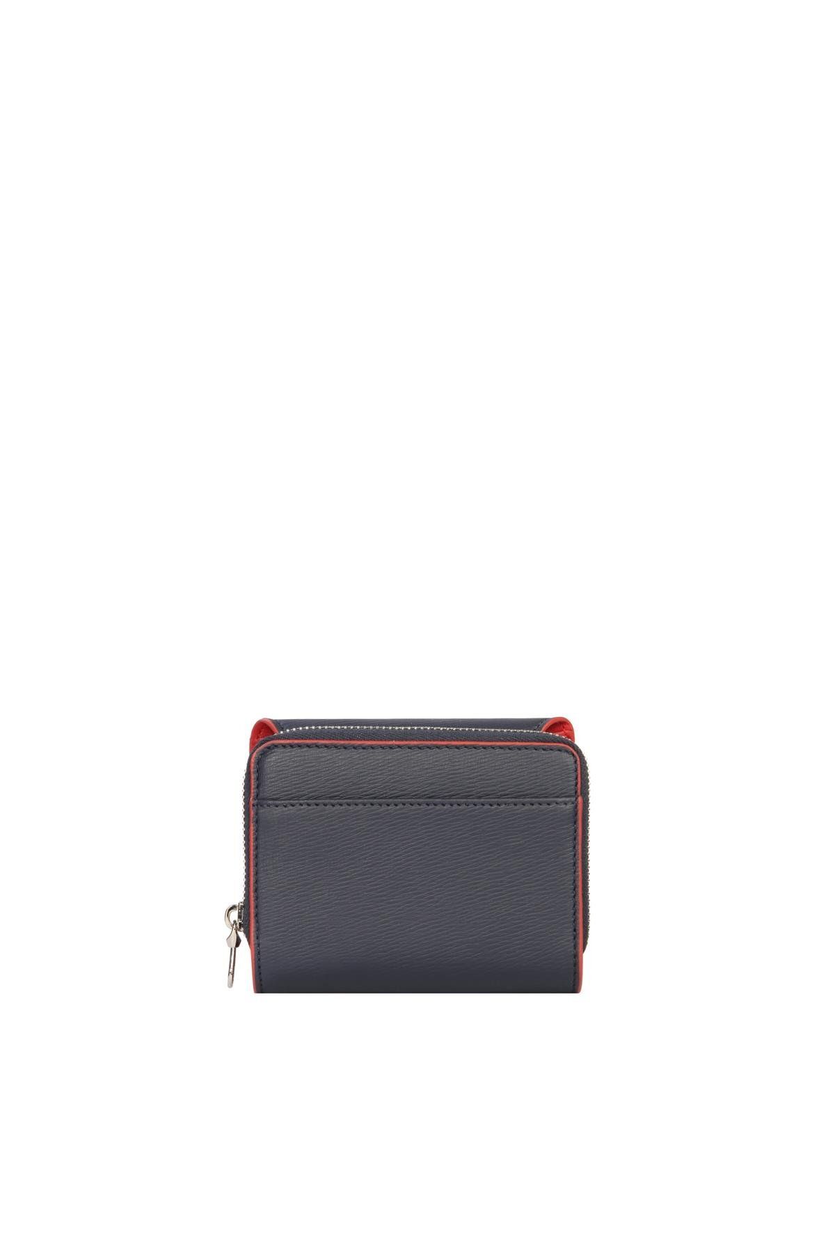 CENGİZ PAKEL-Cengiz Pakel Women's Small Size Wallet/Portfolio - 65385 - Navy/Red 4