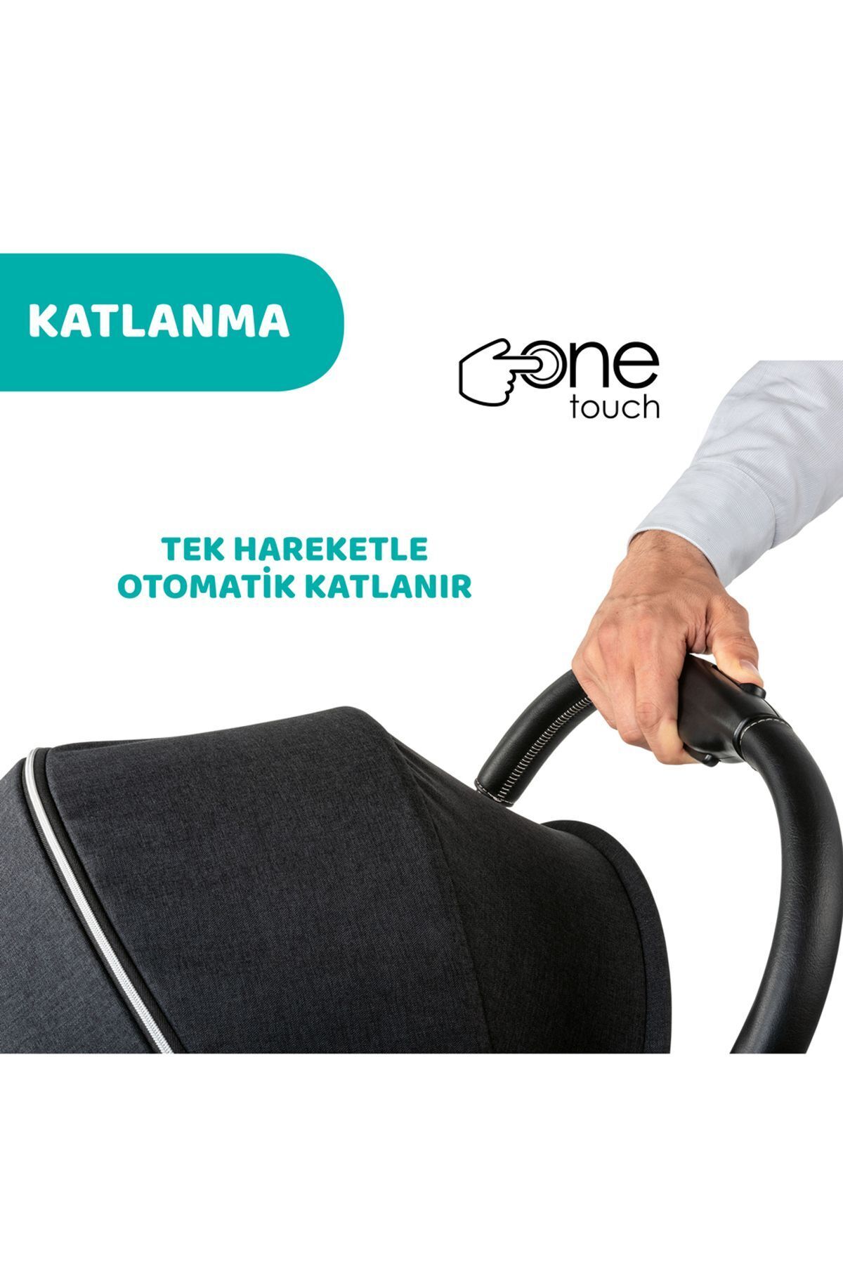 Chicco Goody Plus Graphıte Bebek Arabası fotoğrafı 7 (önizleme)