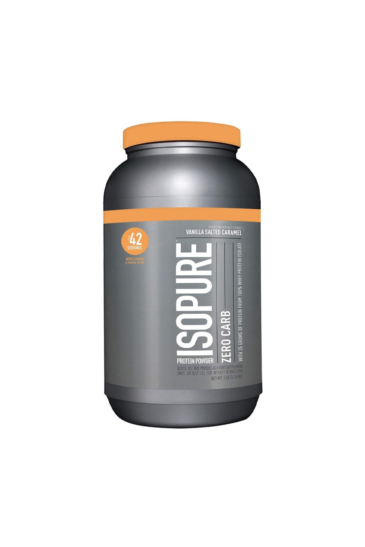 Nature's Best-Isopure Zero Carb Protein, Vanilla Salted Caramel, 3 LB 1