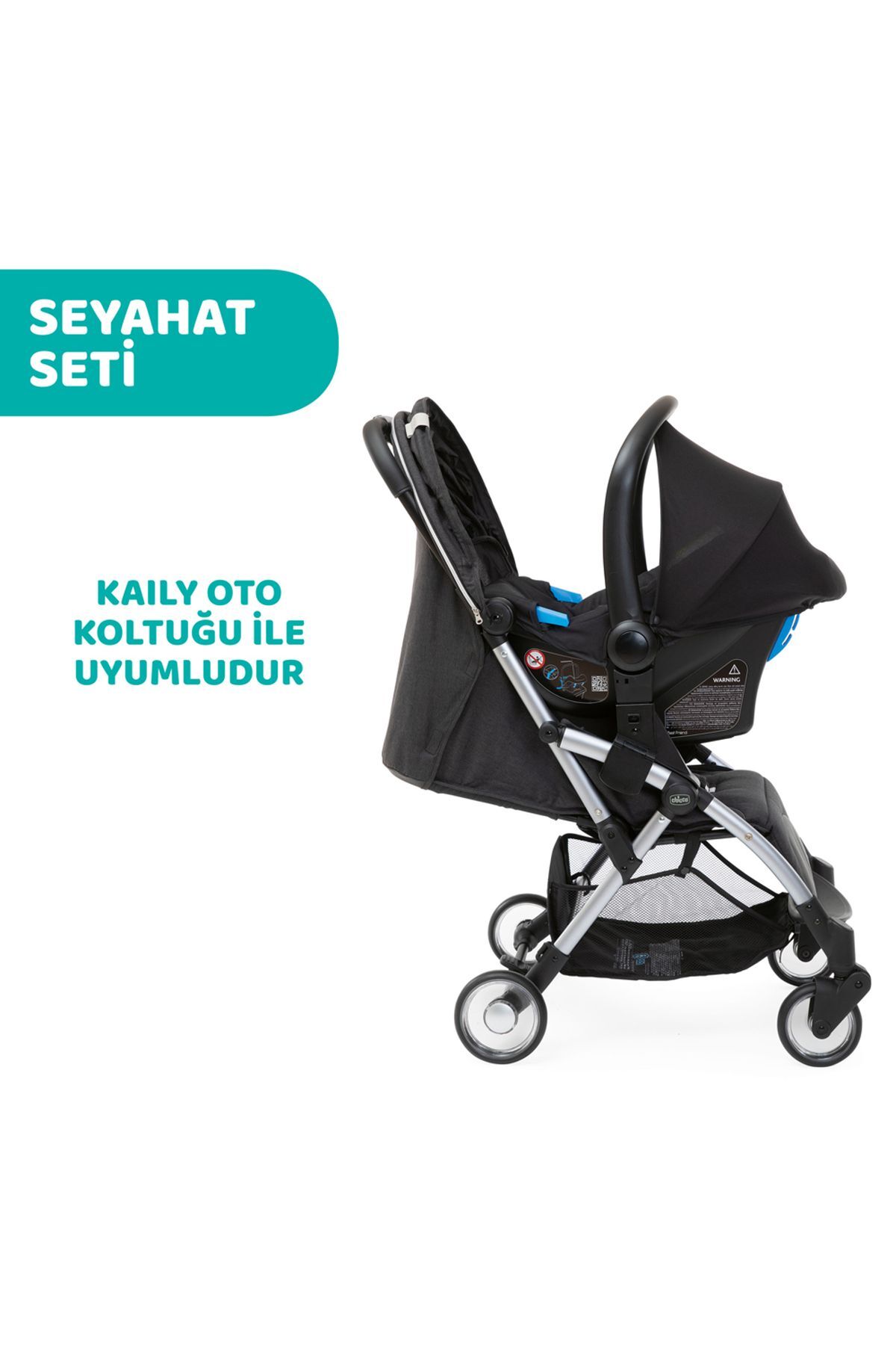 Chicco Goody Plus Graphıte Bebek Arabası fotoğrafı 4 (önizleme)