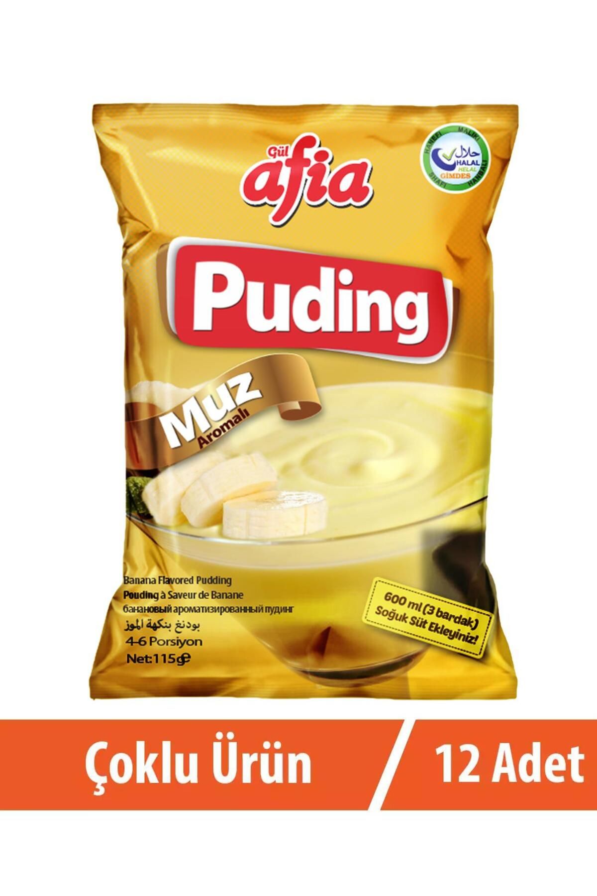 Afia Muzlu Puding 12x115 Gr