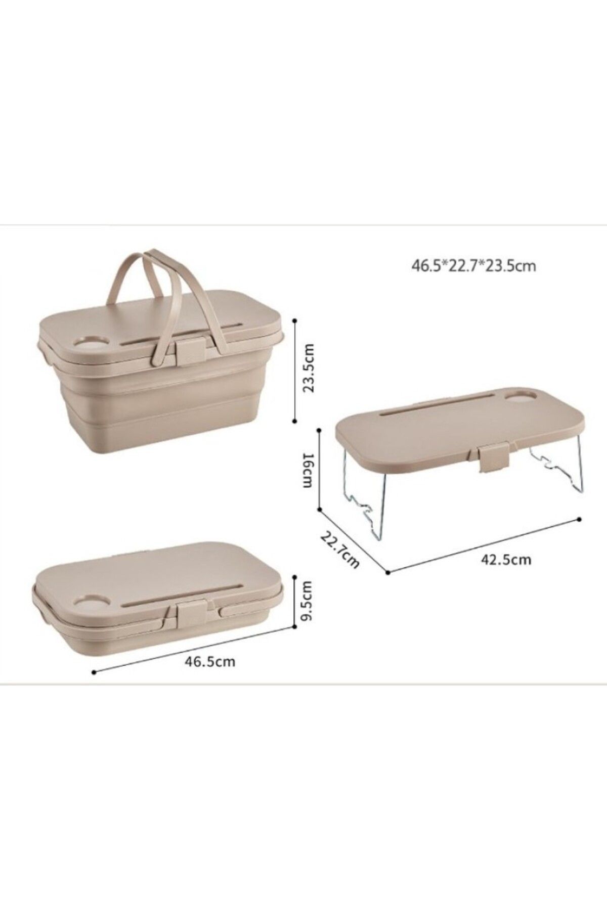 STARSTUFFS-Portable Picnic Table and Basket Set 3