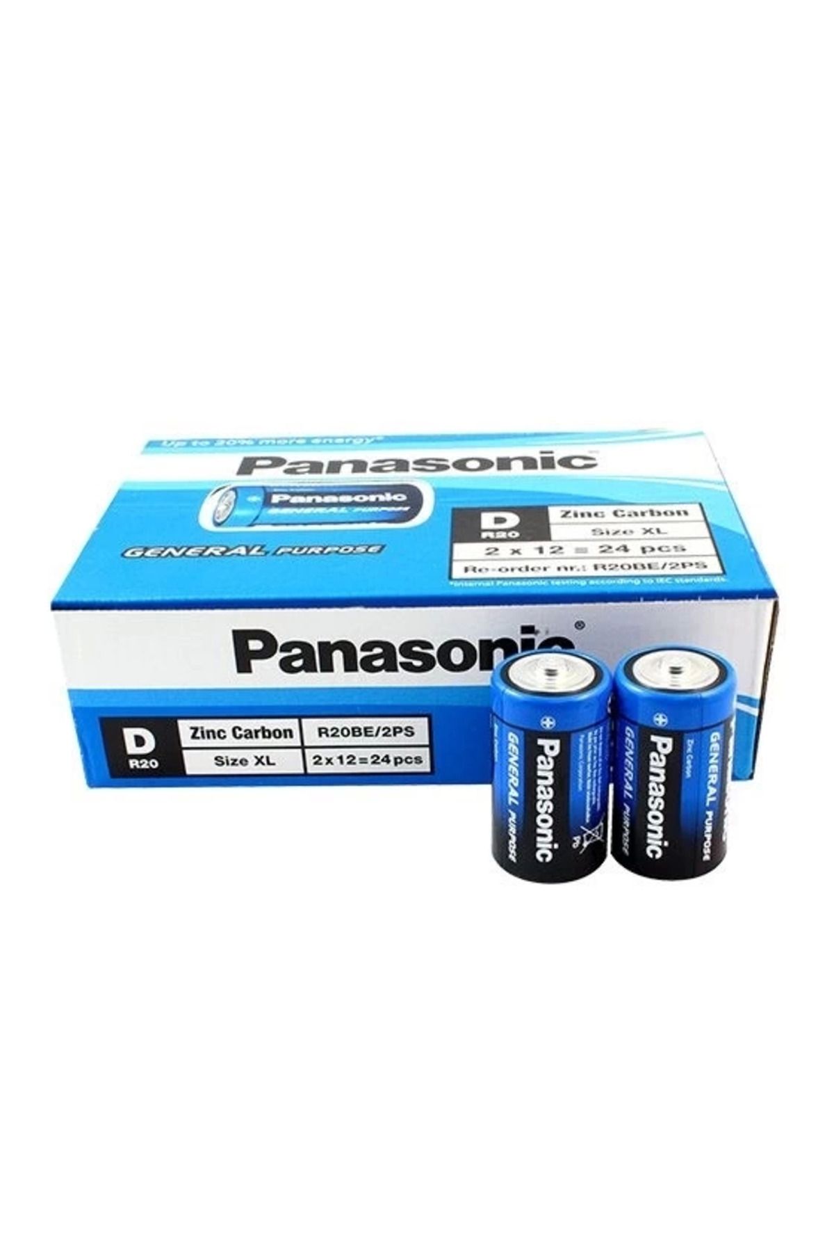 tammarket Panosonic Büyük Boy D Pil 24 Lü Paket