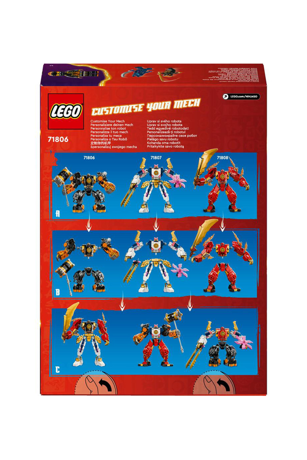 مجموعه ساختنی مک مکانیکی زمین عنصری کول نینجاگو ۷۱۸۰۶ - ۲۳۵ قطعه