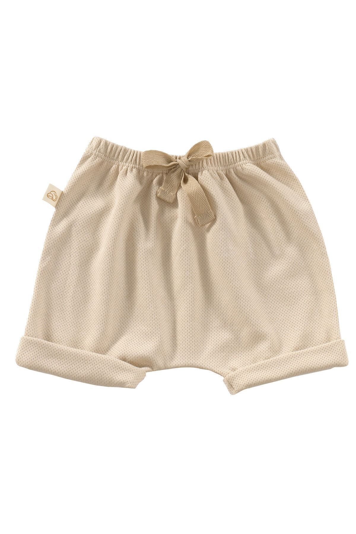 tinylamb Elation Filbert - 2 Parça Kısa Kollu Bebek Yazlık Bodysuit Ve Şort Seti - Unisex Yazlık Bebek Seti fotoğrafı 4 (önizleme)