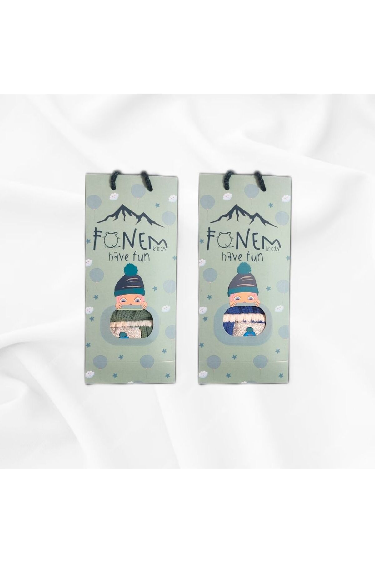 Online-Fonem Boys' Single Green Hat 2