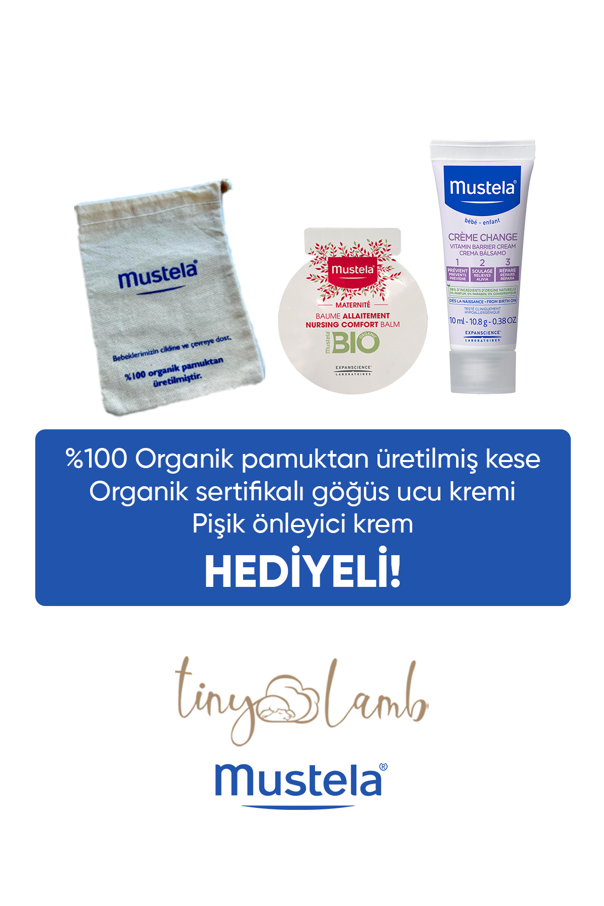 tinylamb Gleno Bebek Şapkası Krem Renk 2 Adet %100 Pamuk Bebek Beresi fotoğrafı 5 (önizleme)
