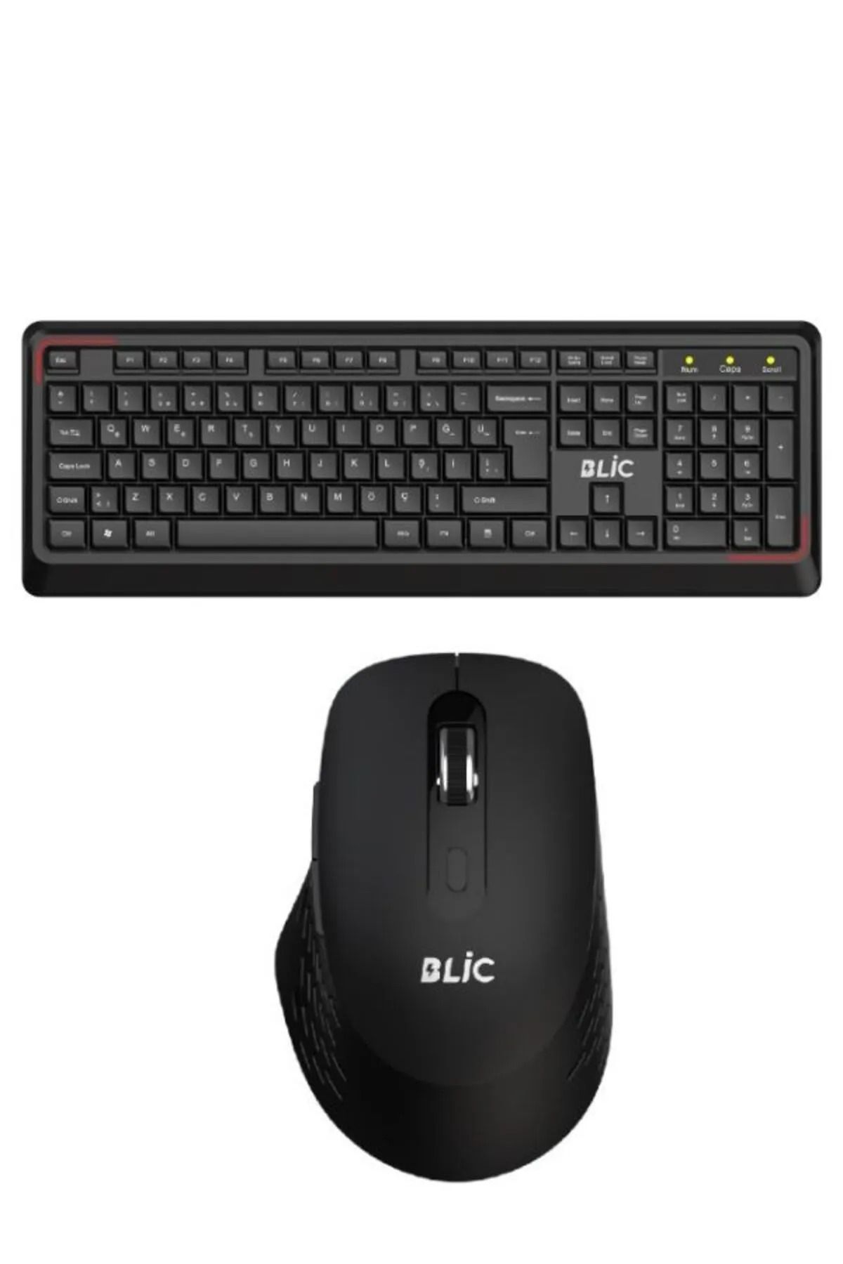 Sarftech Bkb7.1 Siyah Türkçe Q 104 Tuş Ev Ofis Kullanıma Uygun Kablosuz Klavye Mouse Set 7.1