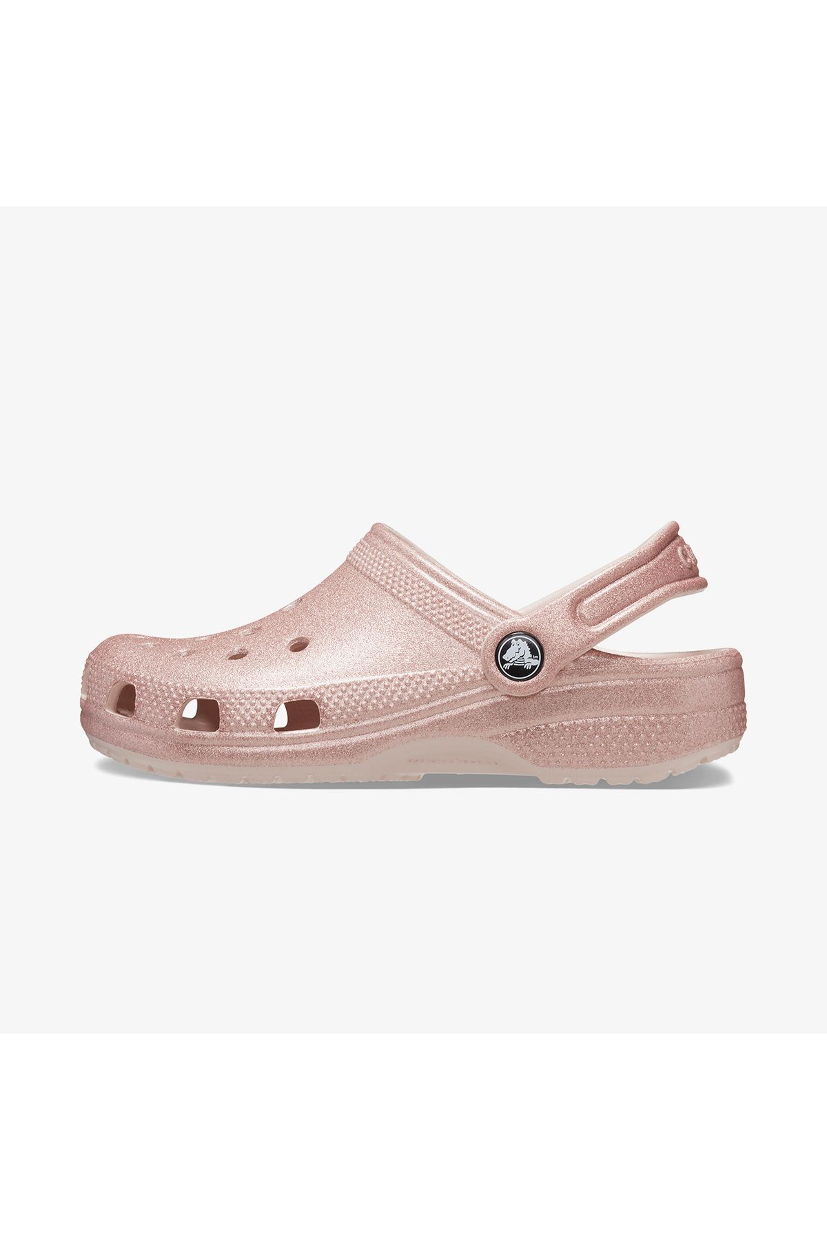 Crocs-Klasyczne, brokatowe klapki dziewczęce w chodakach 6