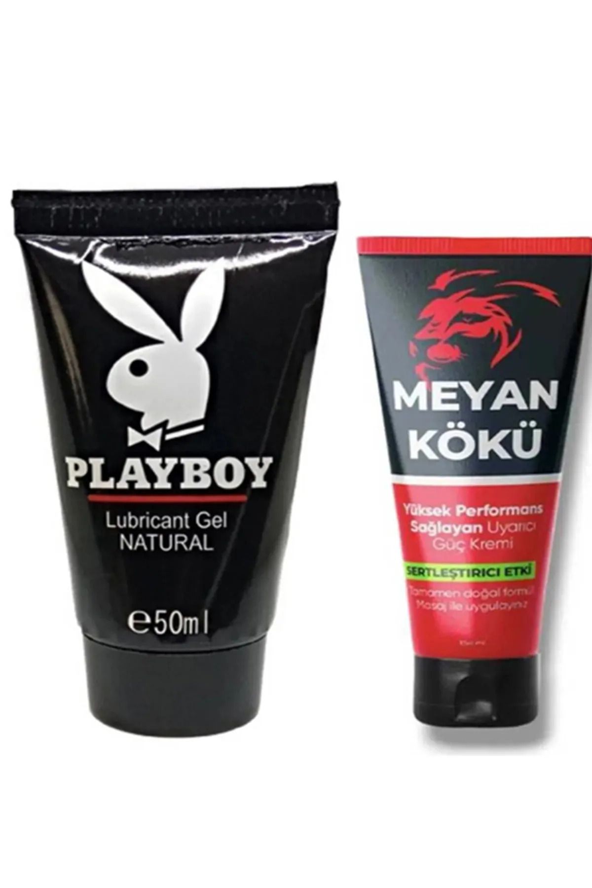 Playboy Jel 50 ML + Meyan Kökü Erkeklere Özel Sertleşme ve Ultra Performanse Kremi 50 ml