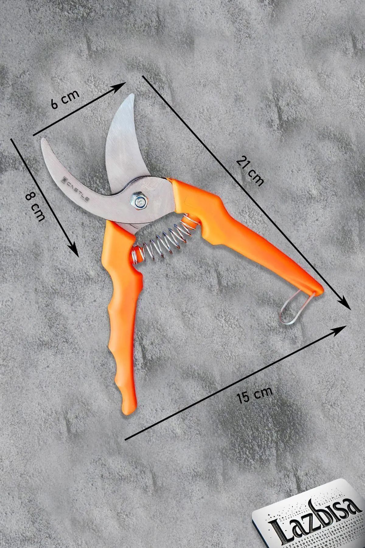 LAZBİSA-Lz-K2 Pruning Shears - Garden Tree Branch Trimming Vineyard Scissors 3