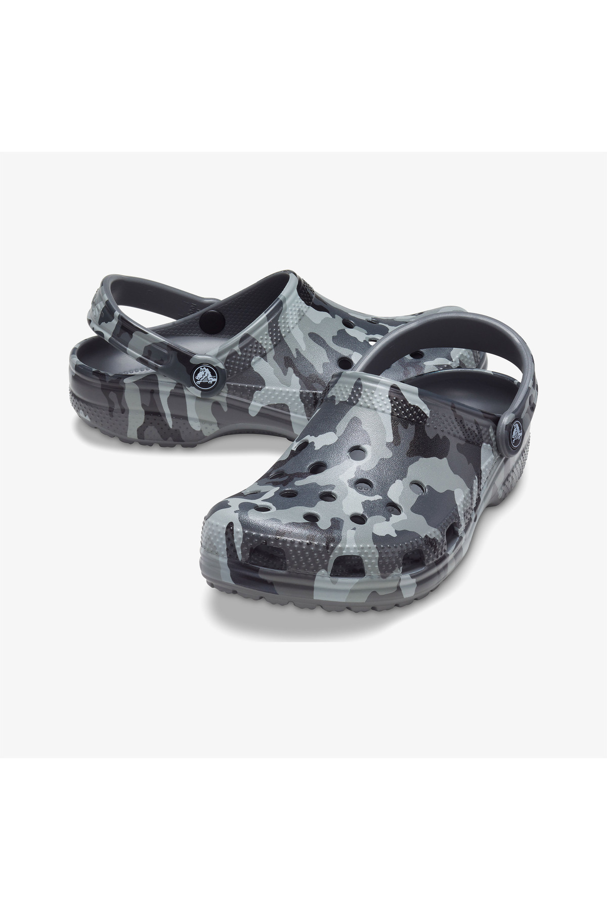 Crocs-206454-0ıe Classic Gray Clog Slippers with Public Matrix 2